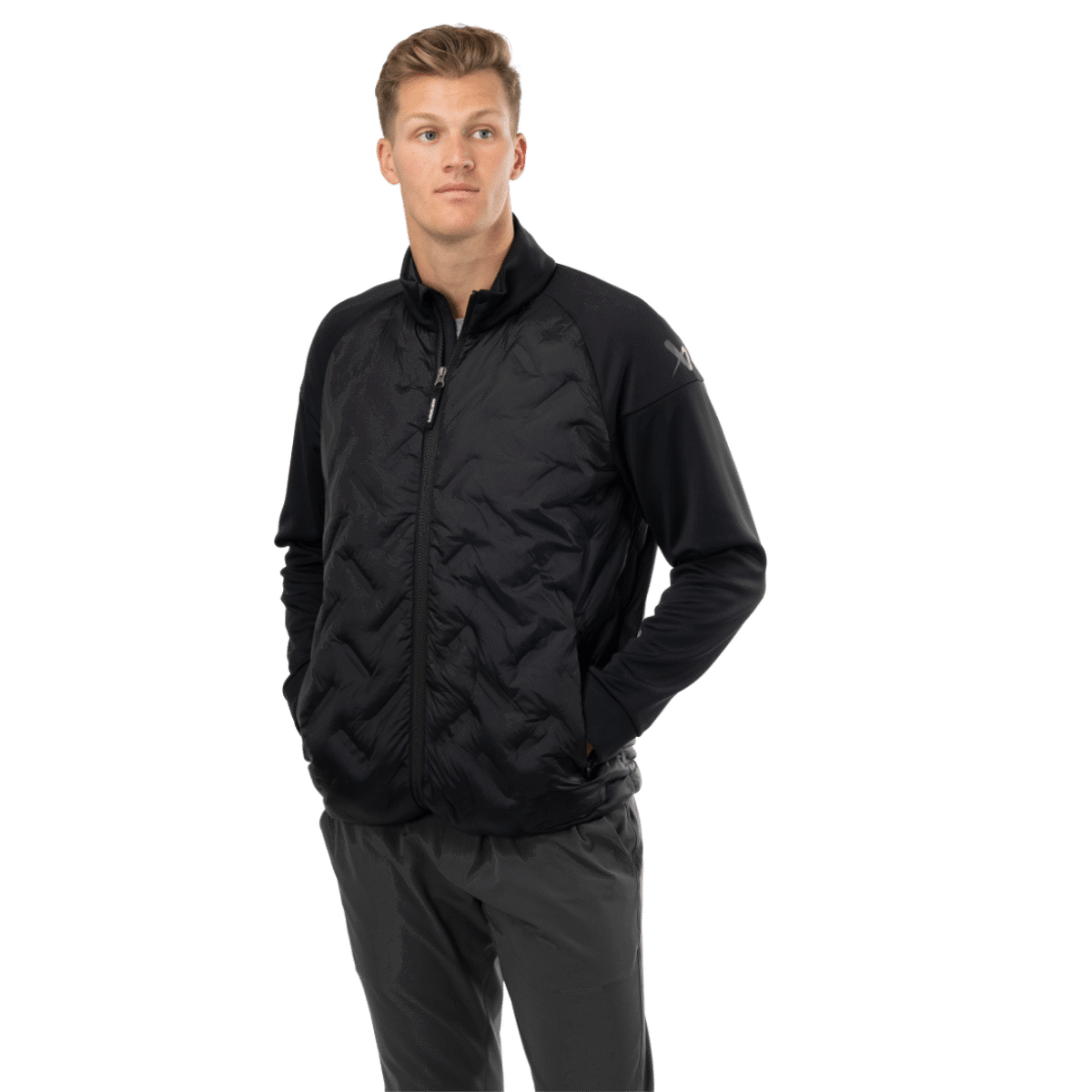 Bunda BAUER S24 FLC CORE HYBRID JACKET-SR-BLK (1064194)