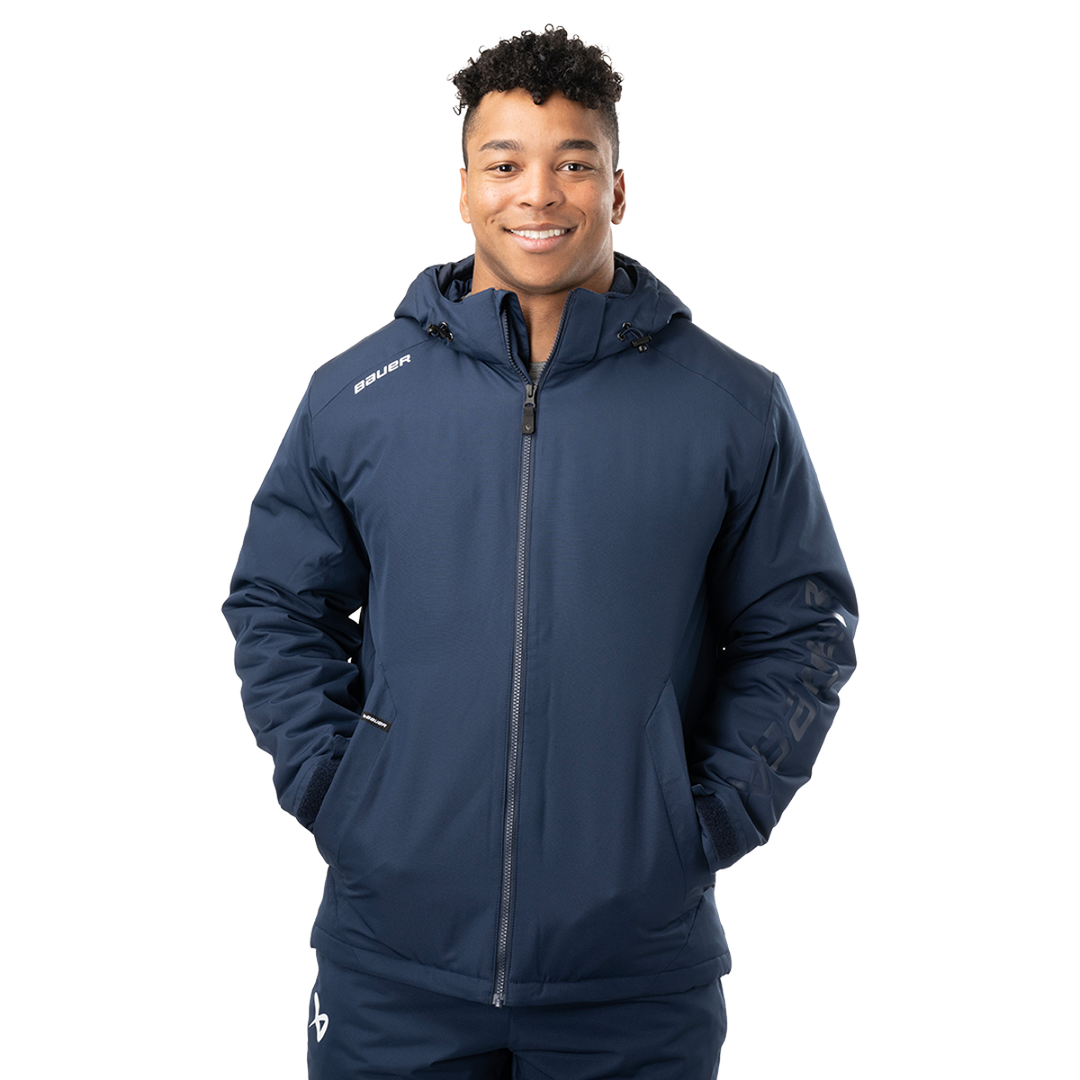 Bunda BAUER S24 TEAM HEAVYWEIGHT JACKET-SR-NAV (1063239)