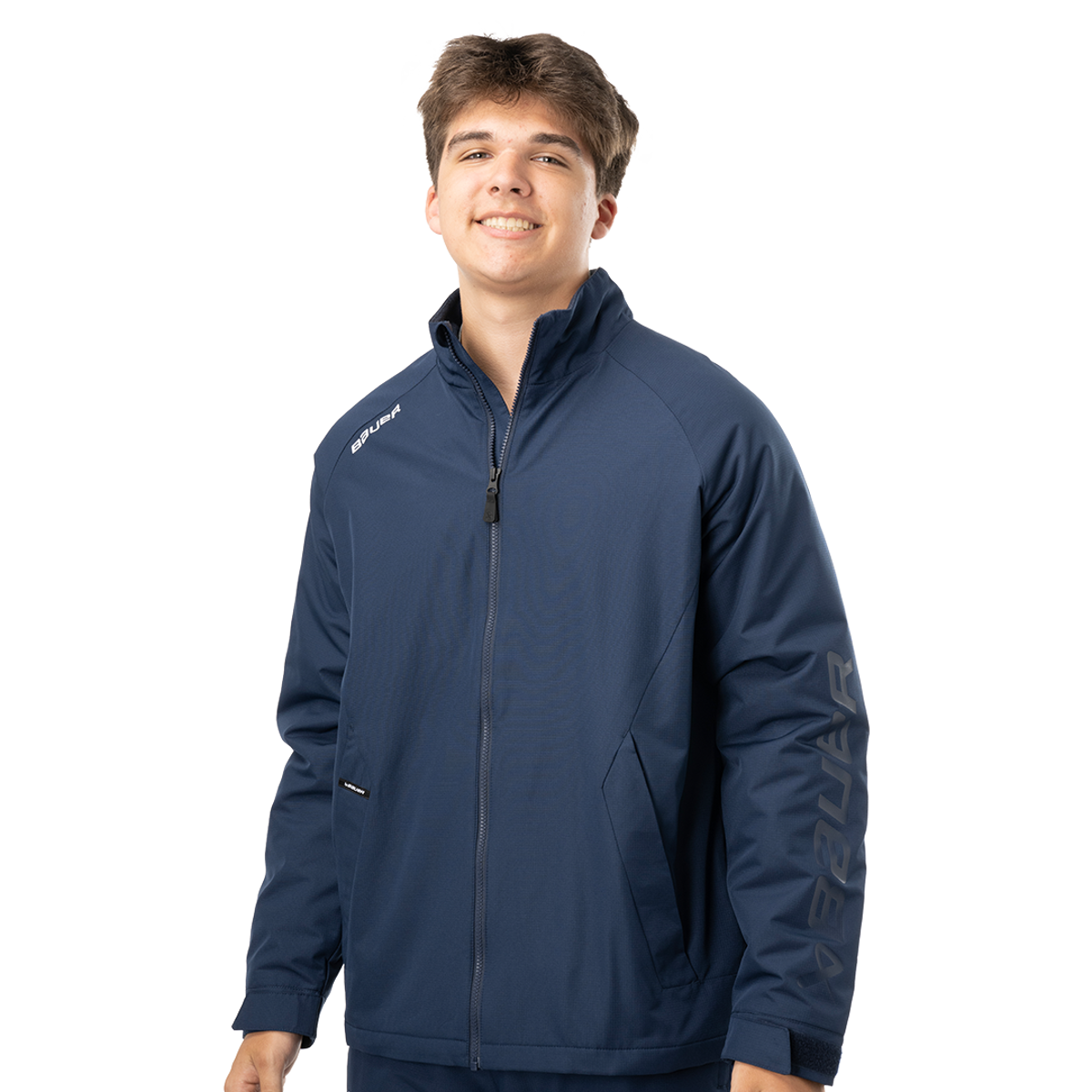 Bunda BAUER S24 TEAM MIDWEIGHT JACKET-SR-NAV (1063237)