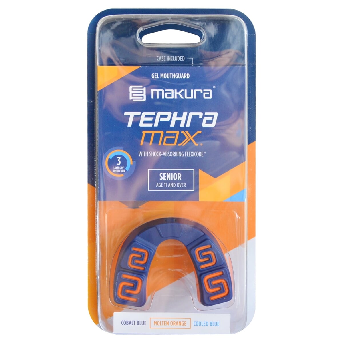Chránič zubů MAKURA TEPHRA MAX Navy/Orange/Blue SR