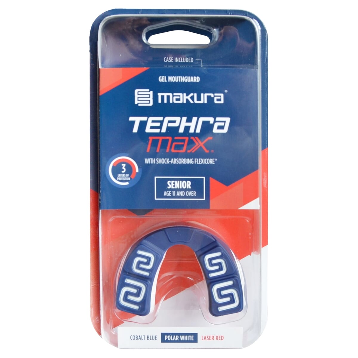 Chránič zubů MAKURA TEPHRA MAX Navy/White/Red SR
