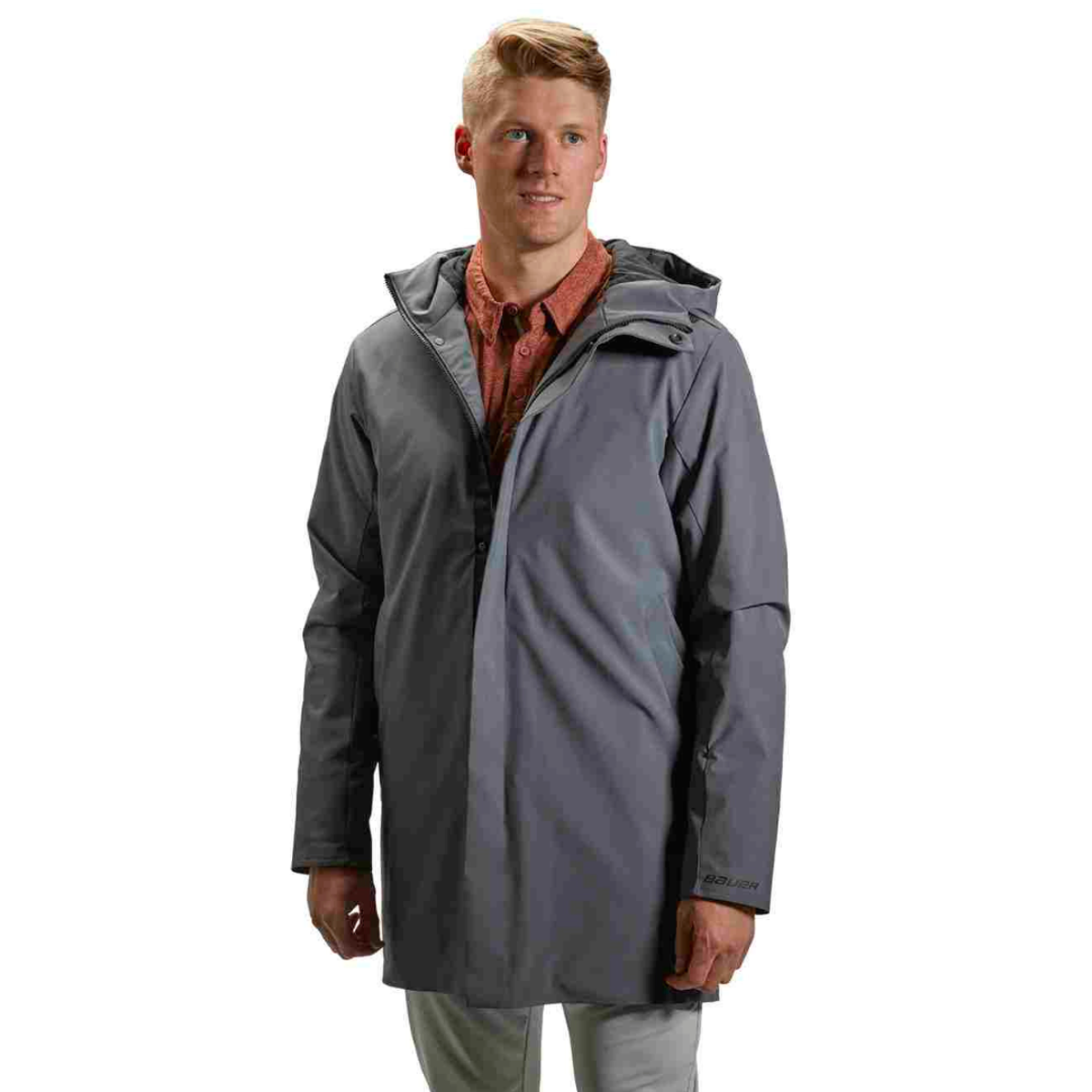 Kabát BAUER S22 SAILRACING TEAM TRAVEL COAT-GRY (1060214)