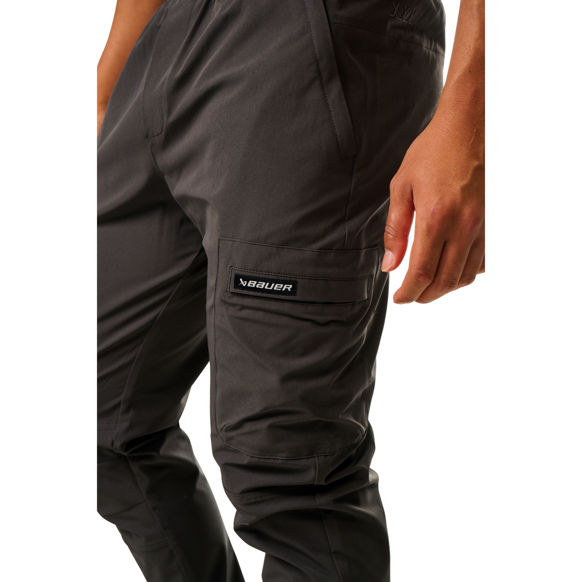 Kalhoty BAUER S25 FLC TRAVEL PANT-SR-QUIET GRY (1064671)