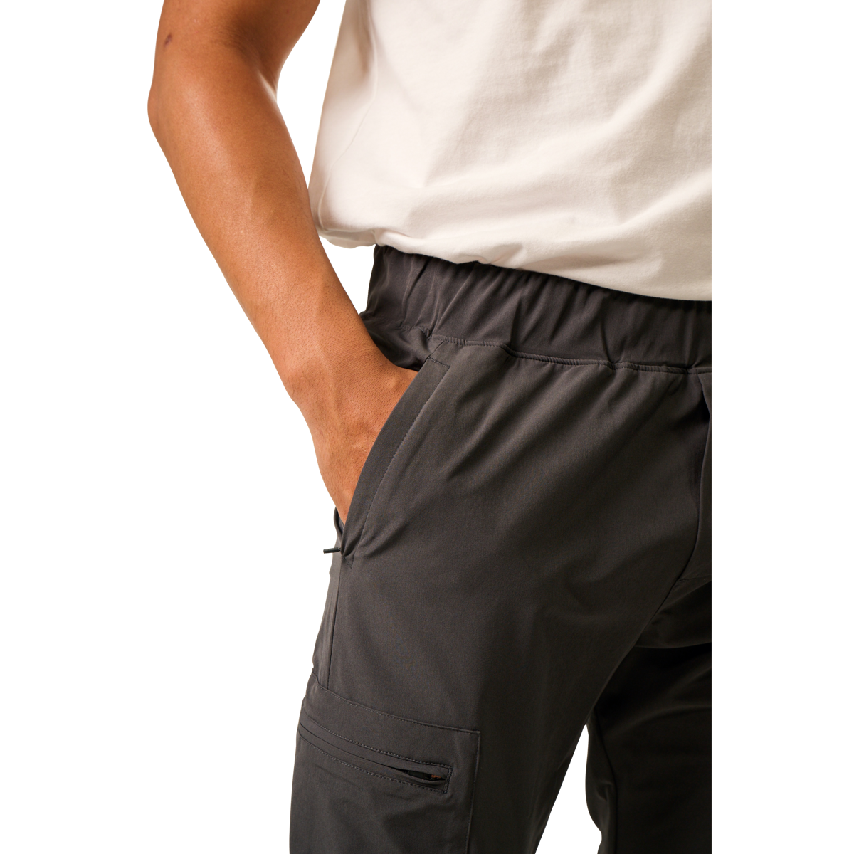 Kalhoty BAUER S25 FLC TRAVEL PANT-SR-QUIET GRY (1064671)