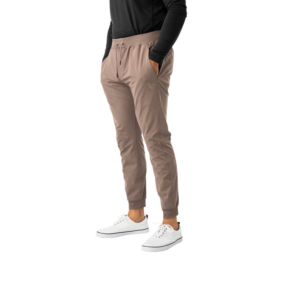 Kalhoty BAUER S25 FLC WOVEN JOGGER-SR-IRON (1065092)