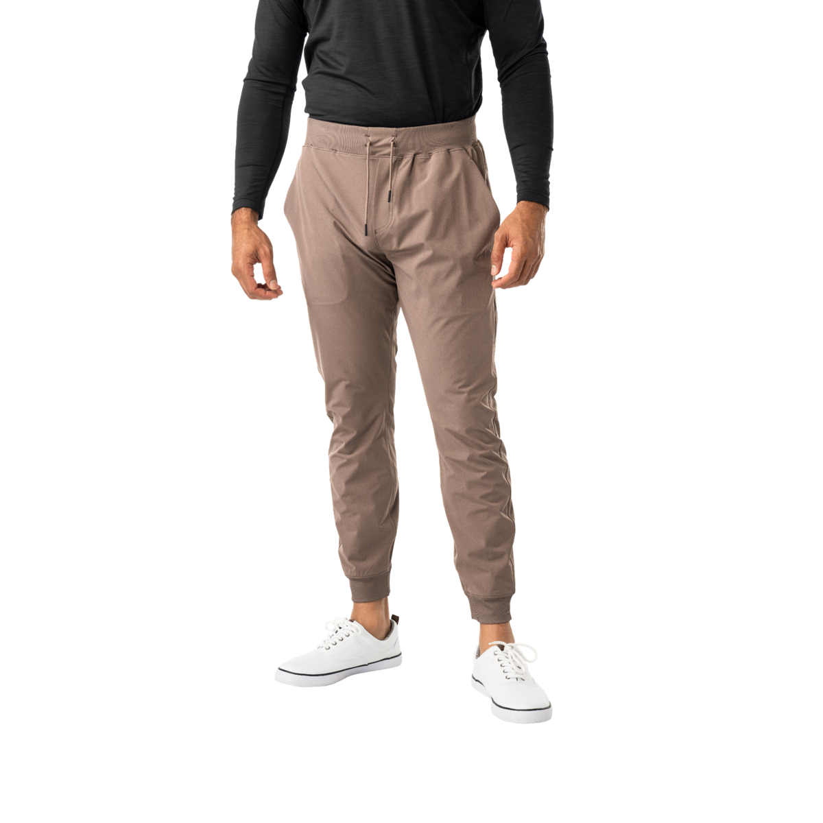 Kalhoty BAUER S25 FLC WOVEN JOGGER-SR-IRON (1065092)