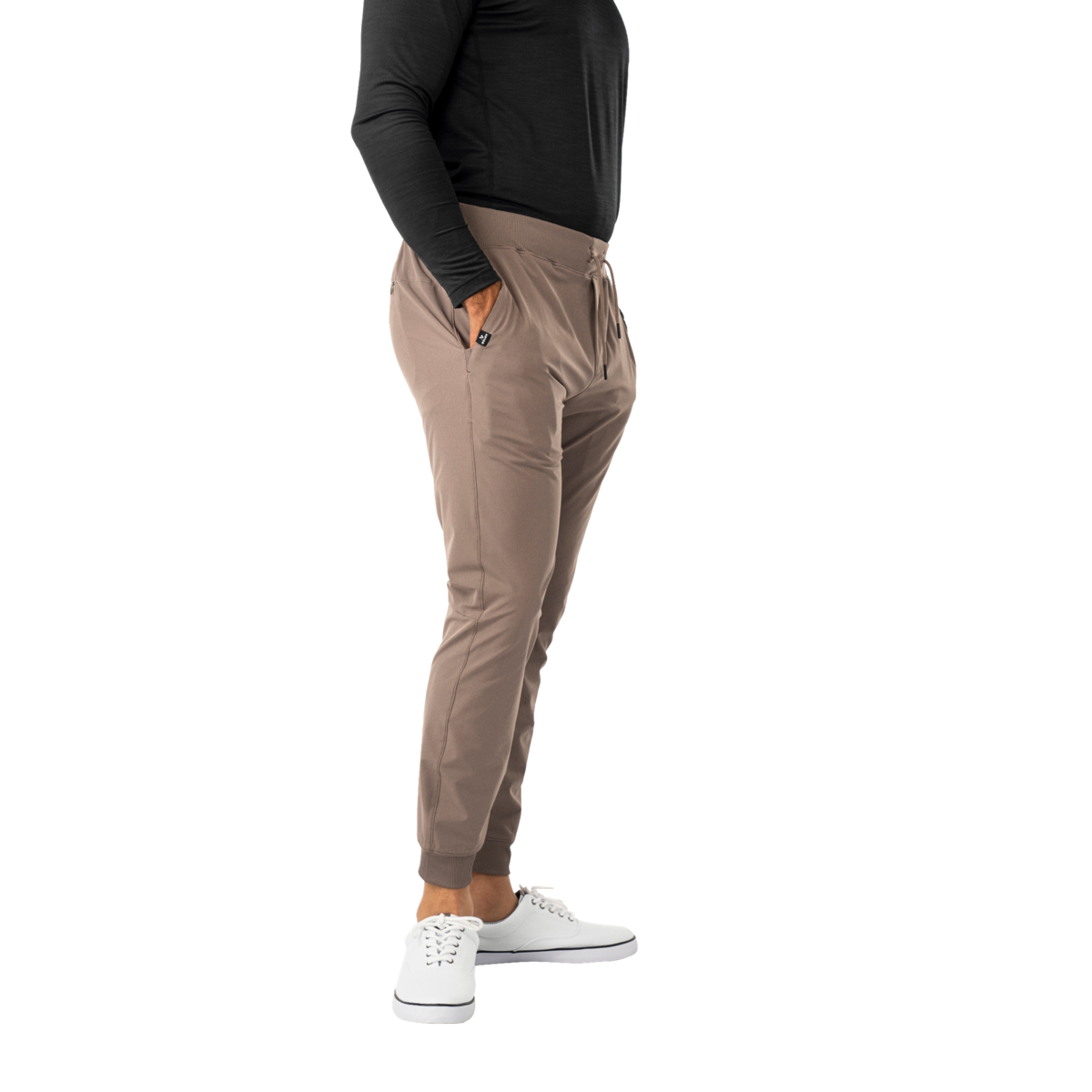 Kalhoty BAUER S25 FLC WOVEN JOGGER-SR-IRON (1065092)