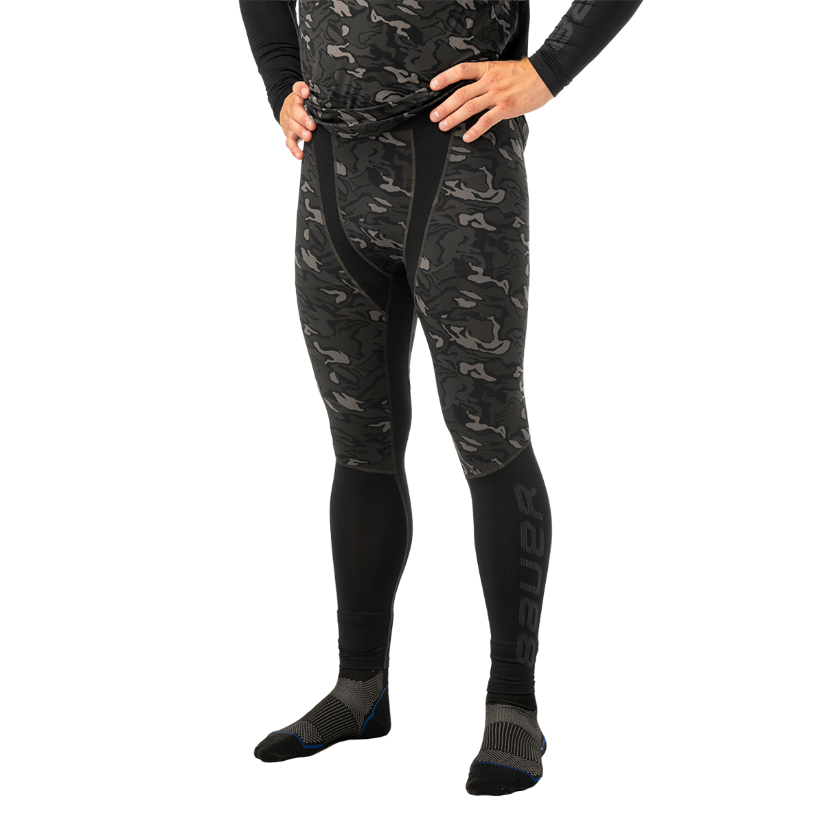 kalhoty BAUER S26 PERF BASELAYER PANT PRINTED-SR (1067253)