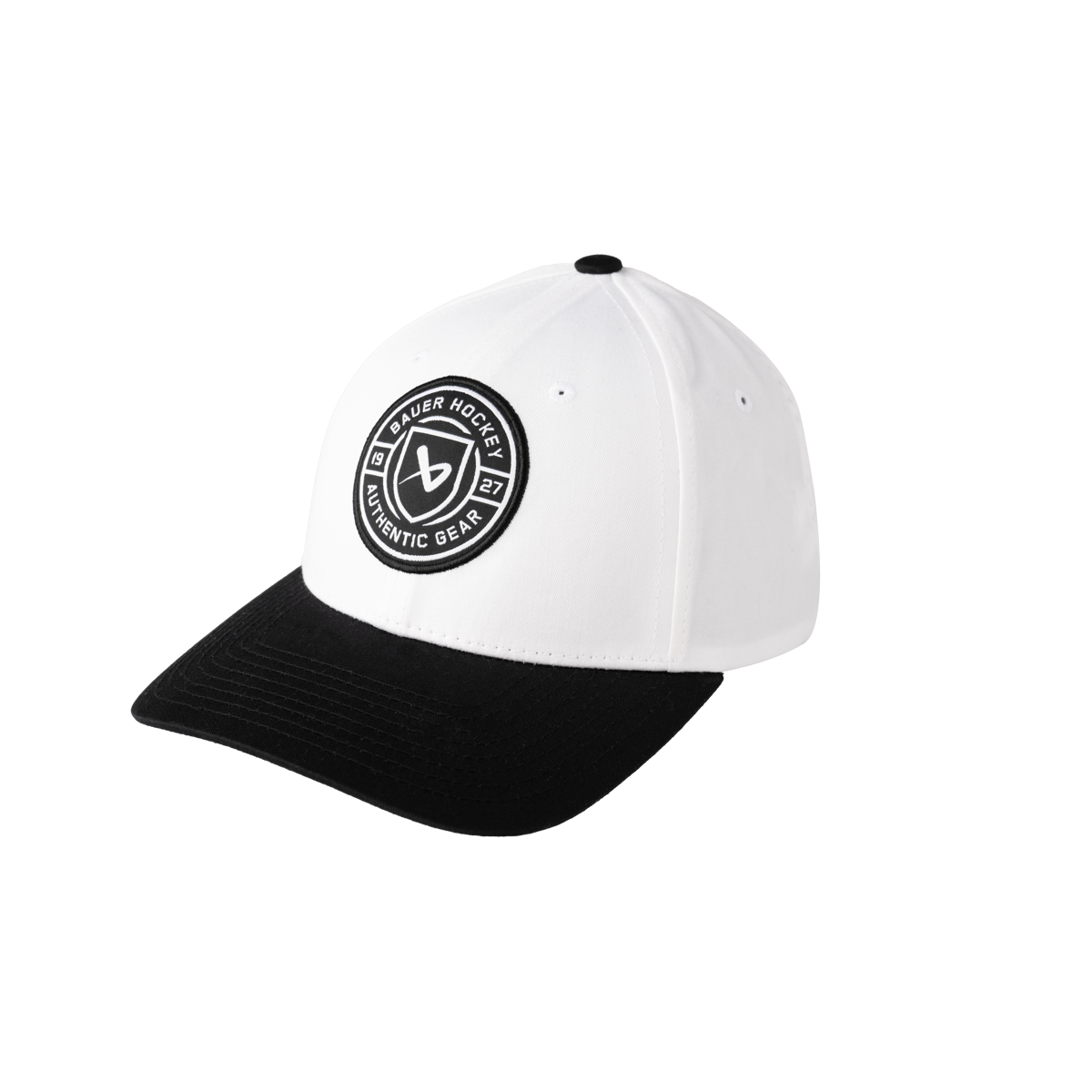 Kšiltovka BAUER S25 B&W PATCH HAT-SR-BLK/WHT (1065386)