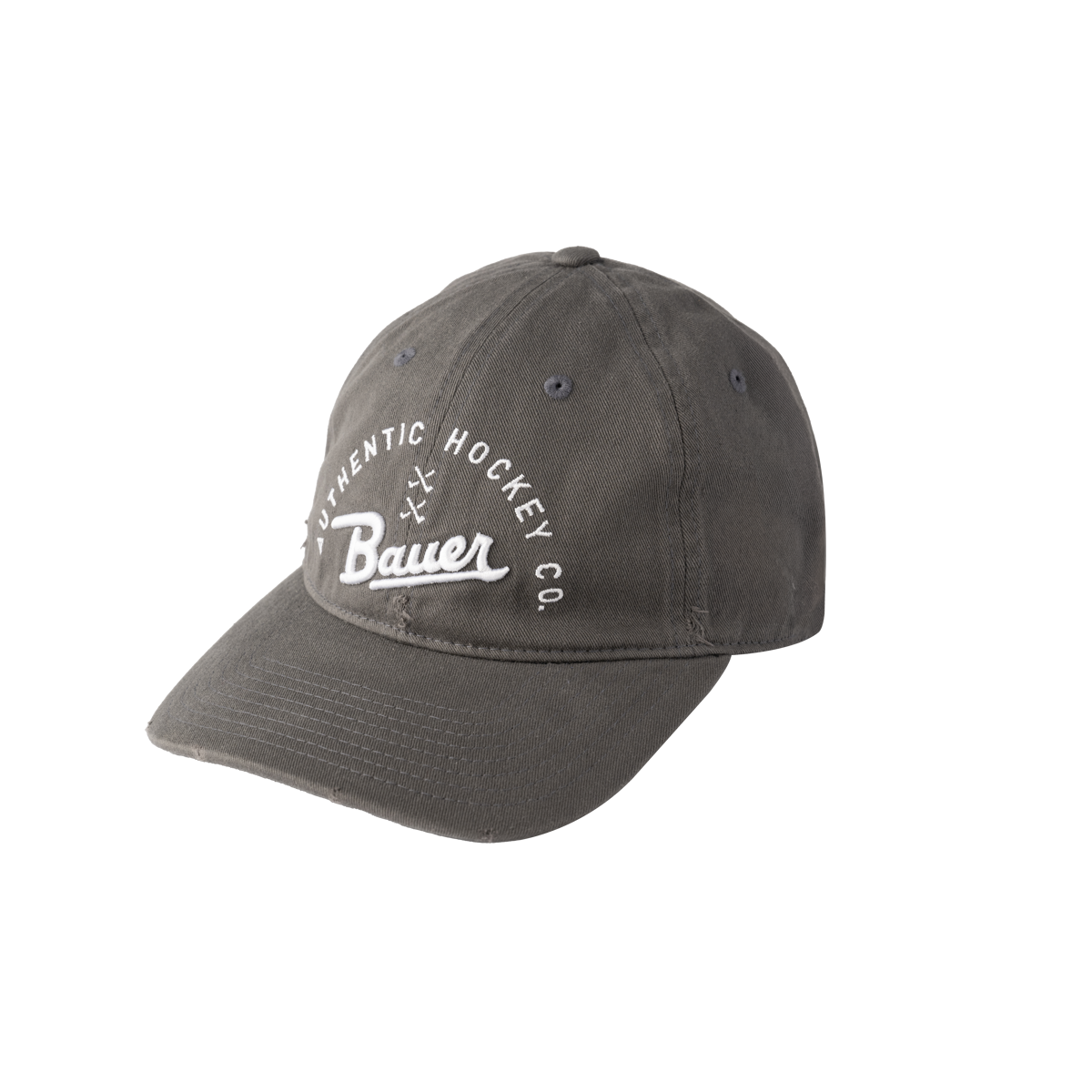 Kšiltovka BAUER S25 DISTRESSED HAT-SR-STONE GREY (1065385)