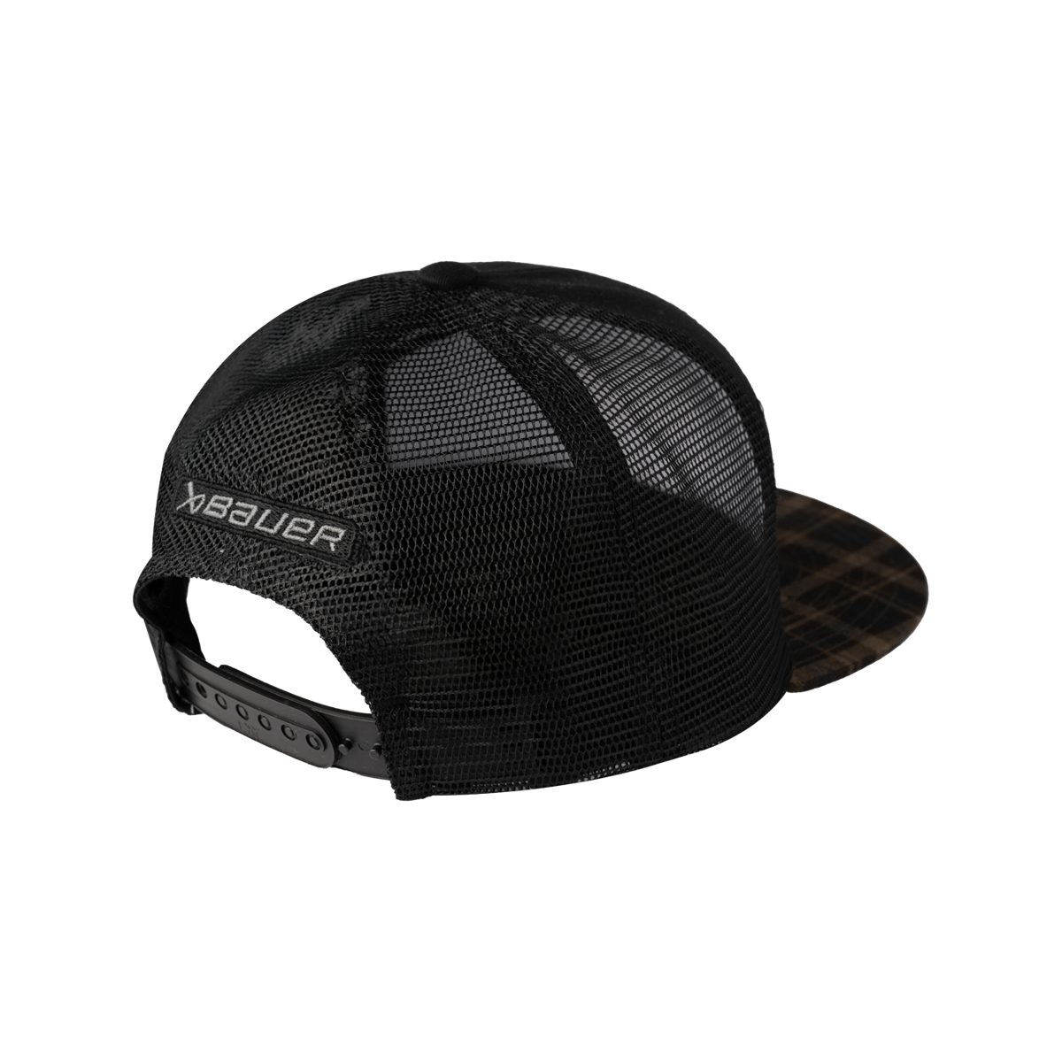 Kšiltovka BAUER S25 FLANNEL SNAPBACK-YTH-BLK (1065400)