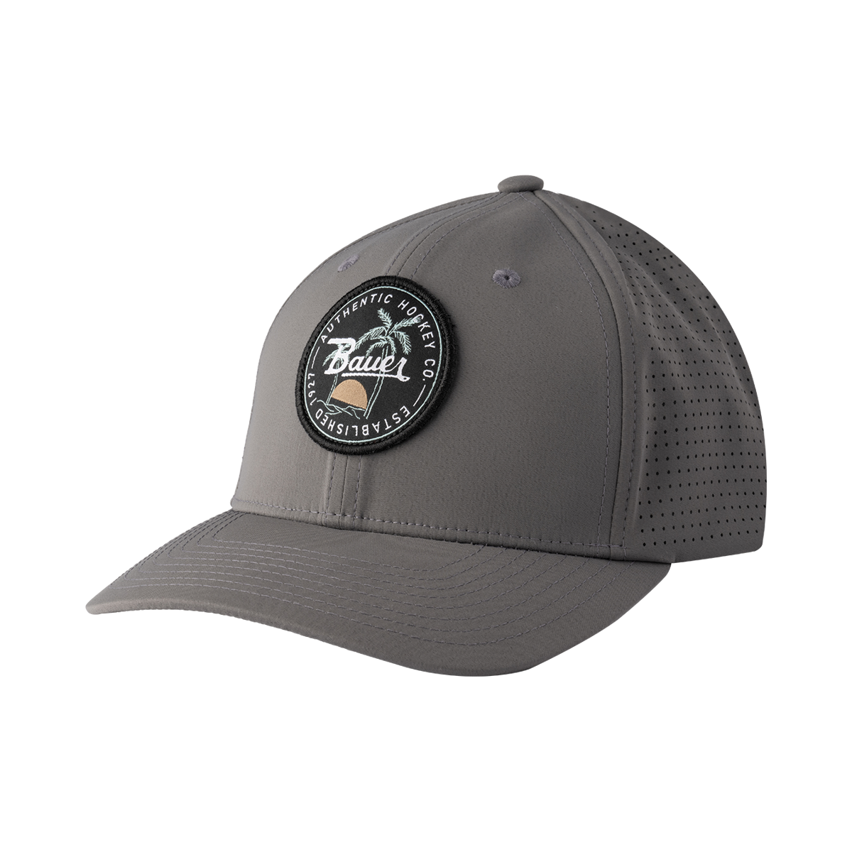 Kšiltovka BAUER S25 PERFORMANCE HAT-SR-VOLCANO GRY (1064721)