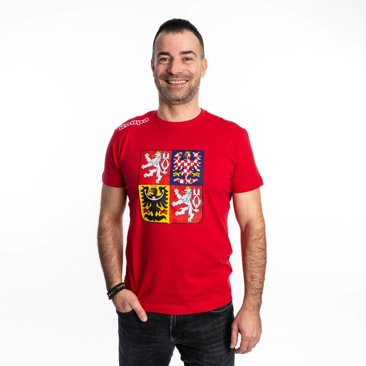LOGO KAFERS STÁTNÍ ZNAK triko červená