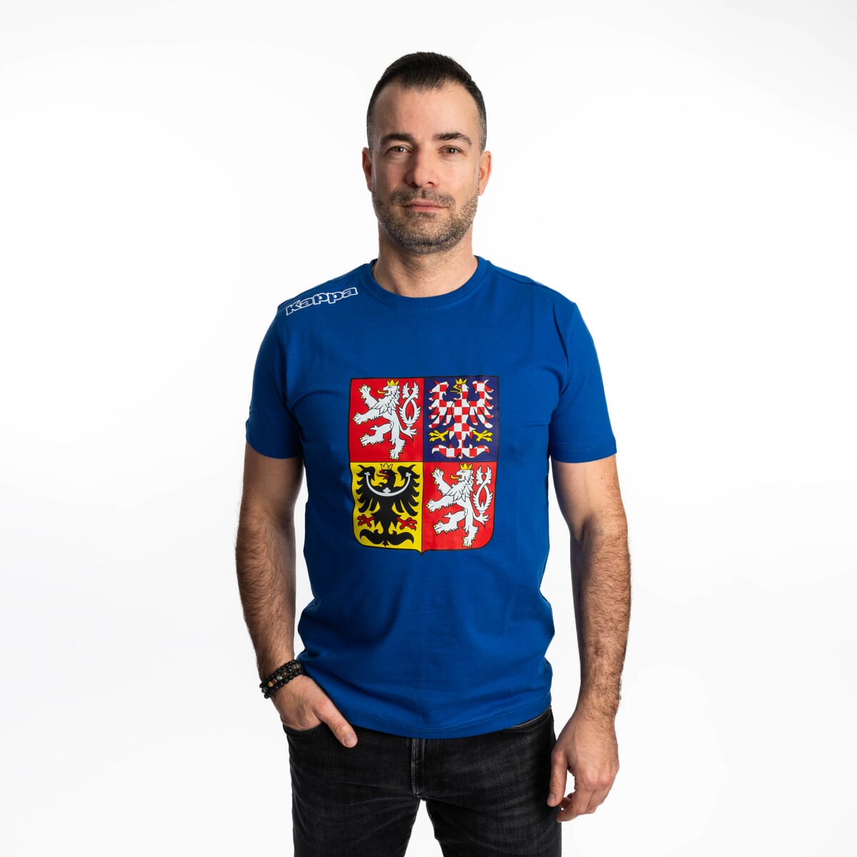 LOGO KAFERS STÁTNÍ ZNAK triko modrá royal