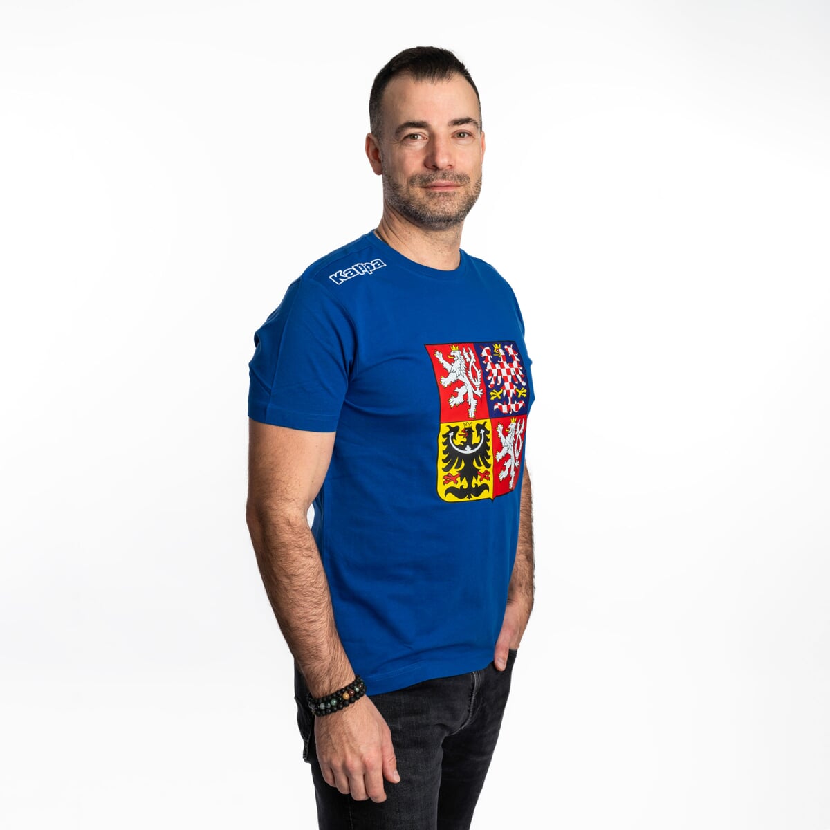 LOGO KAFERS STÁTNÍ ZNAK triko modrá royal