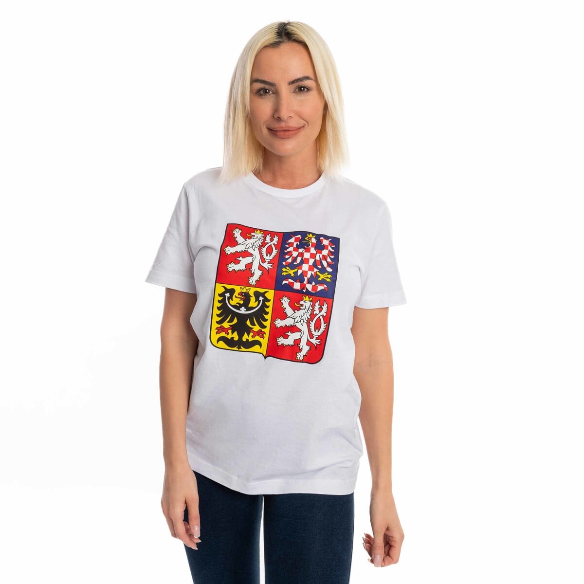 LOGO KAFERSCK STÁTNÍ ZNAK triko bílá