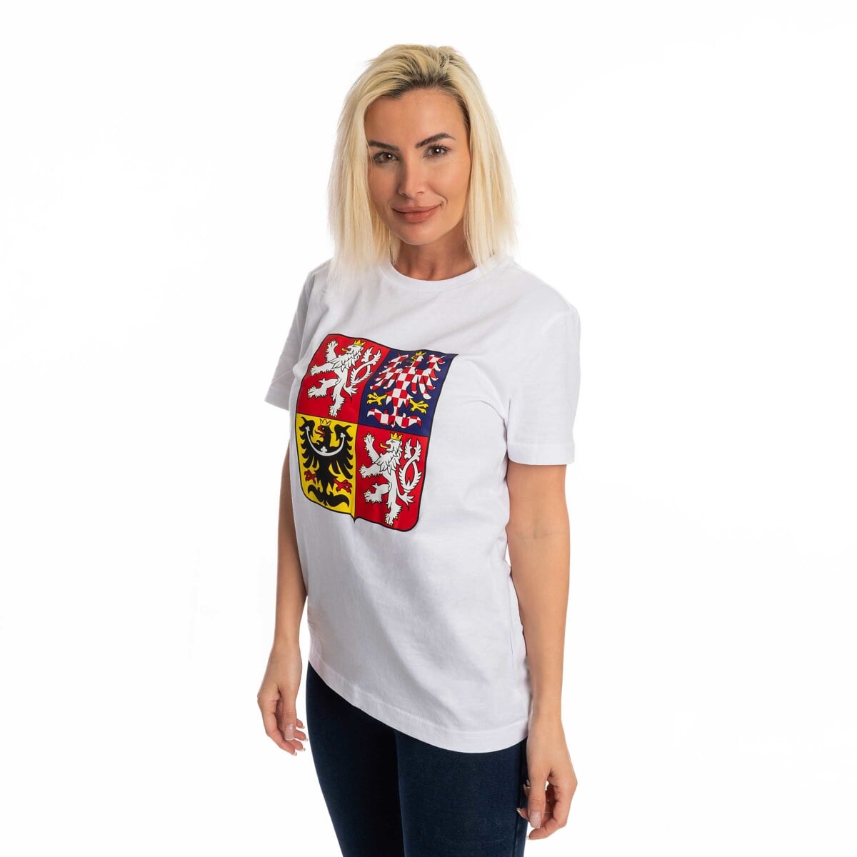LOGO KAFERSCK STÁTNÍ ZNAK triko bílá