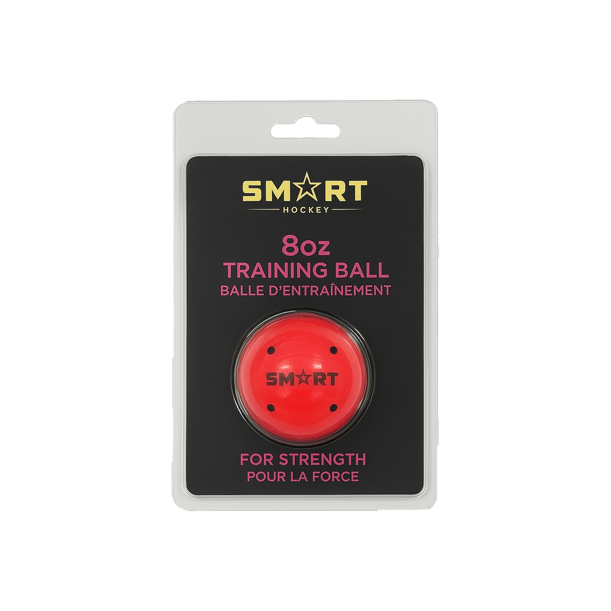 míček SMART HOCKEY BALL Red - 8 oz