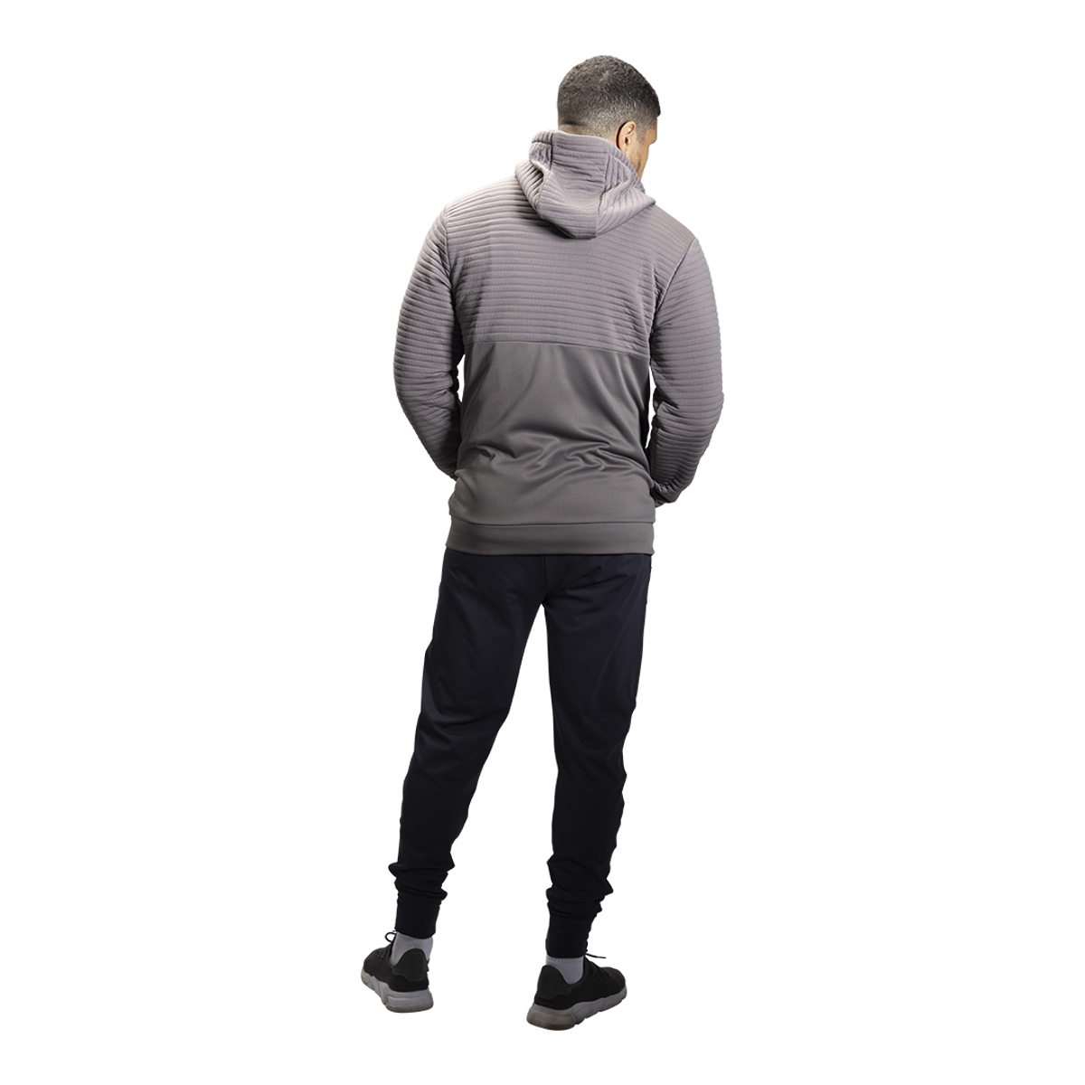 Mikina BAUER FLC 3D FULL ZIP HOODIE - GRAY (1060271)