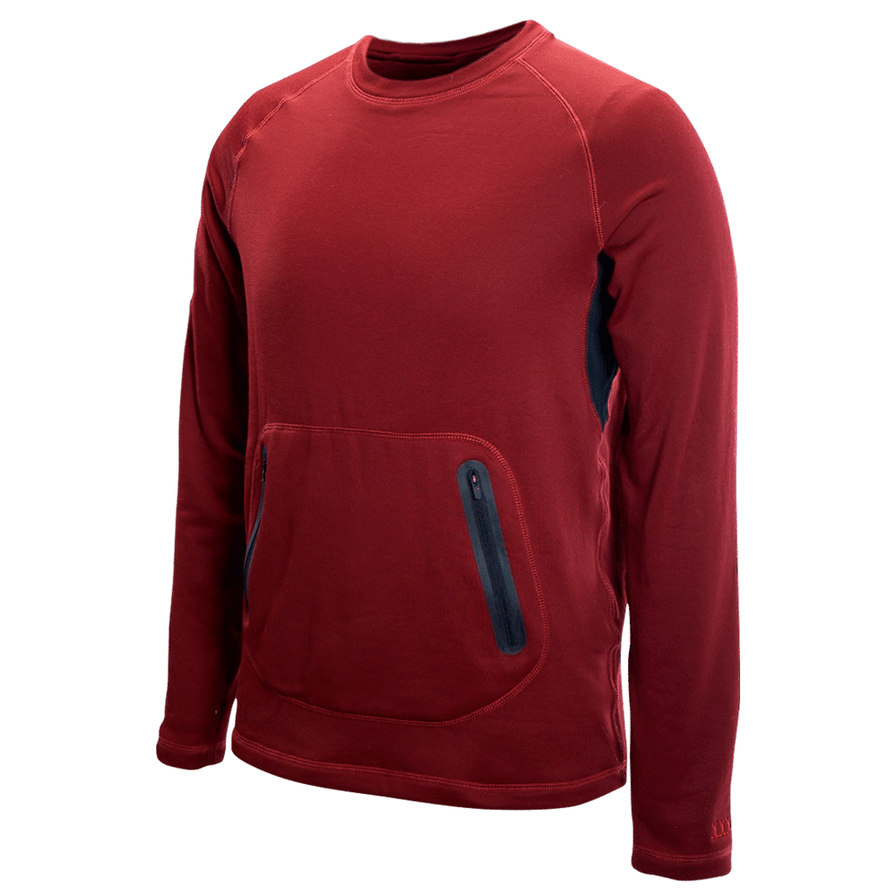 Mikina BAUER FLC FLEECE CREW  - BURG (1059415)