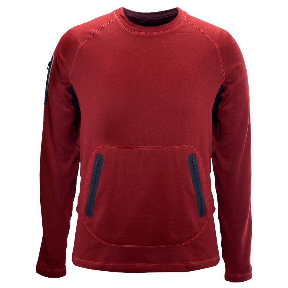 Mikina BAUER FLC FLEECE CREW  - BURG (1059415)