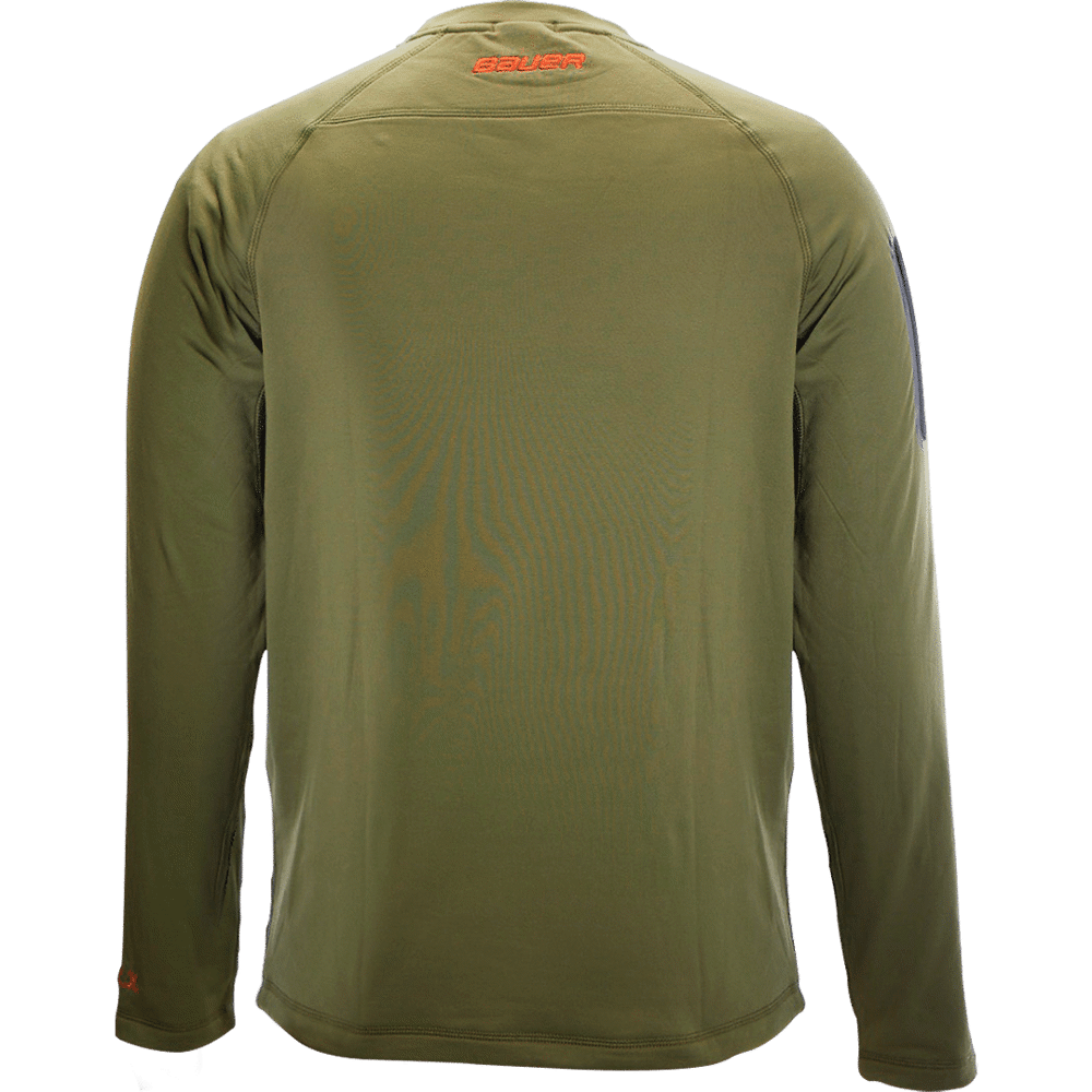 Mikina BAUER FLC FLEECE CREW  - OLIVE (1059402)