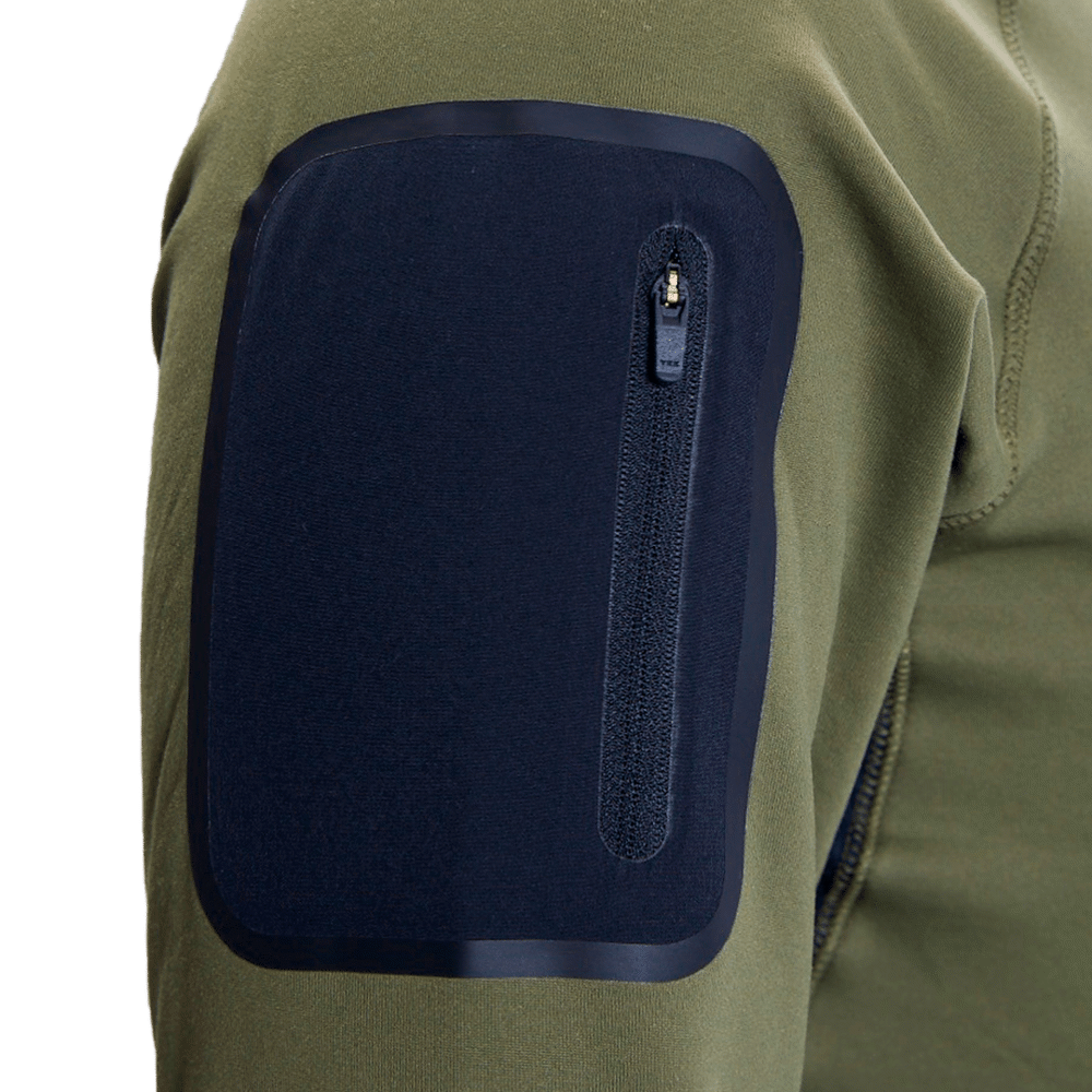 Mikina BAUER FLC FLEECE CREW  - OLIVE (1059402)