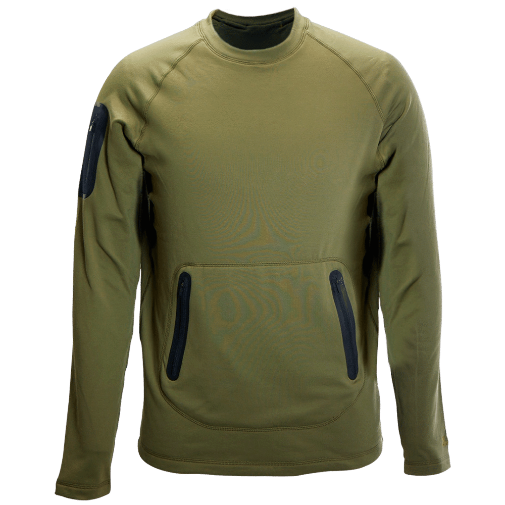 Mikina BAUER FLC FLEECE CREW  - OLIVE (1059402)