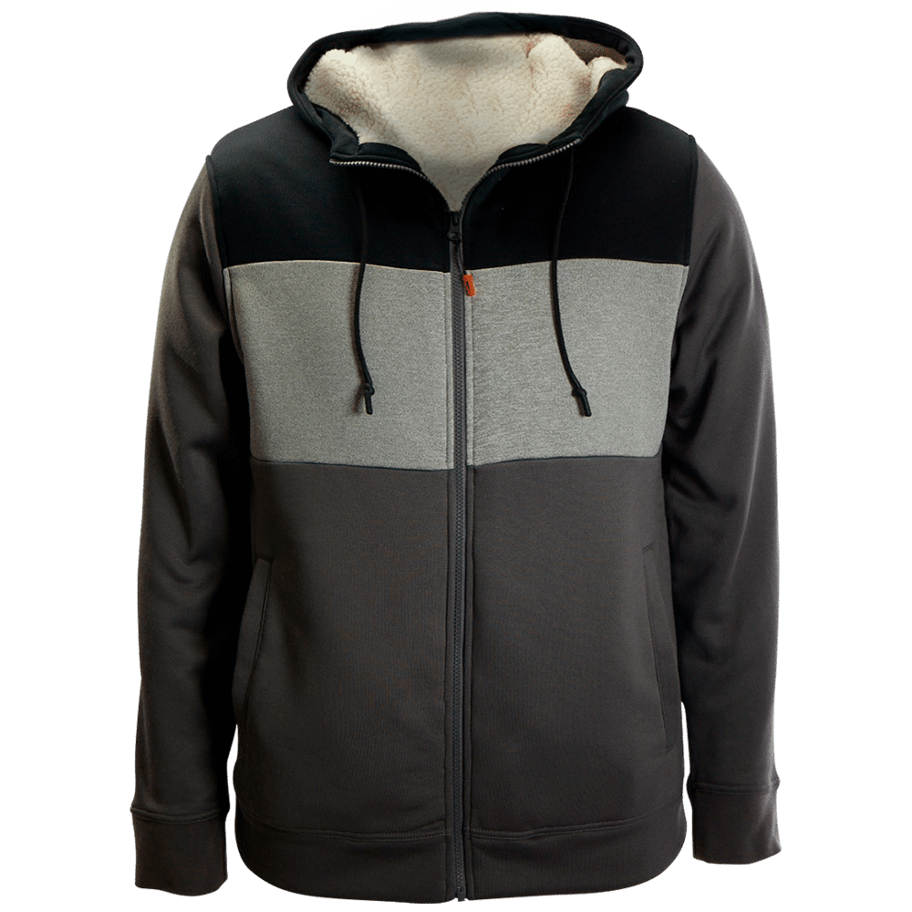 Mikina BAUER FLC SHERPA FULL ZIP HOODIE - BLK (1059405)