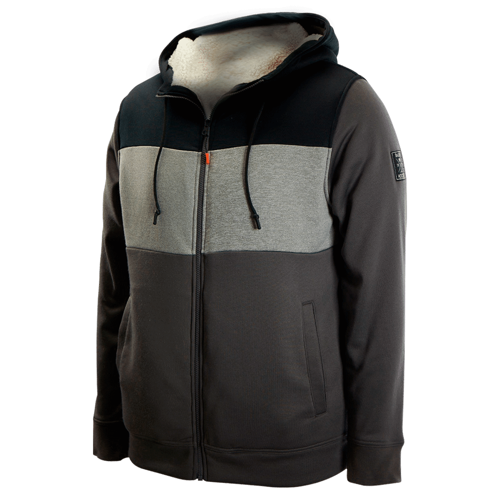 Mikina BAUER FLC SHERPA FULL ZIP HOODIE - BLK (1059405)