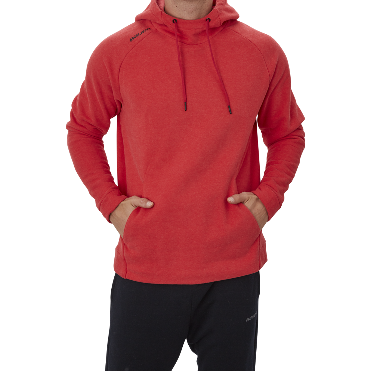 Mikina BAUER PERFECT HOODIE RED-YTH (1056871)