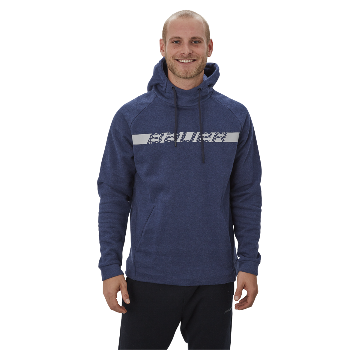 Mikina BAUER PERFECT HOODIE W/GRAPHIC NAV-SR (1057102)