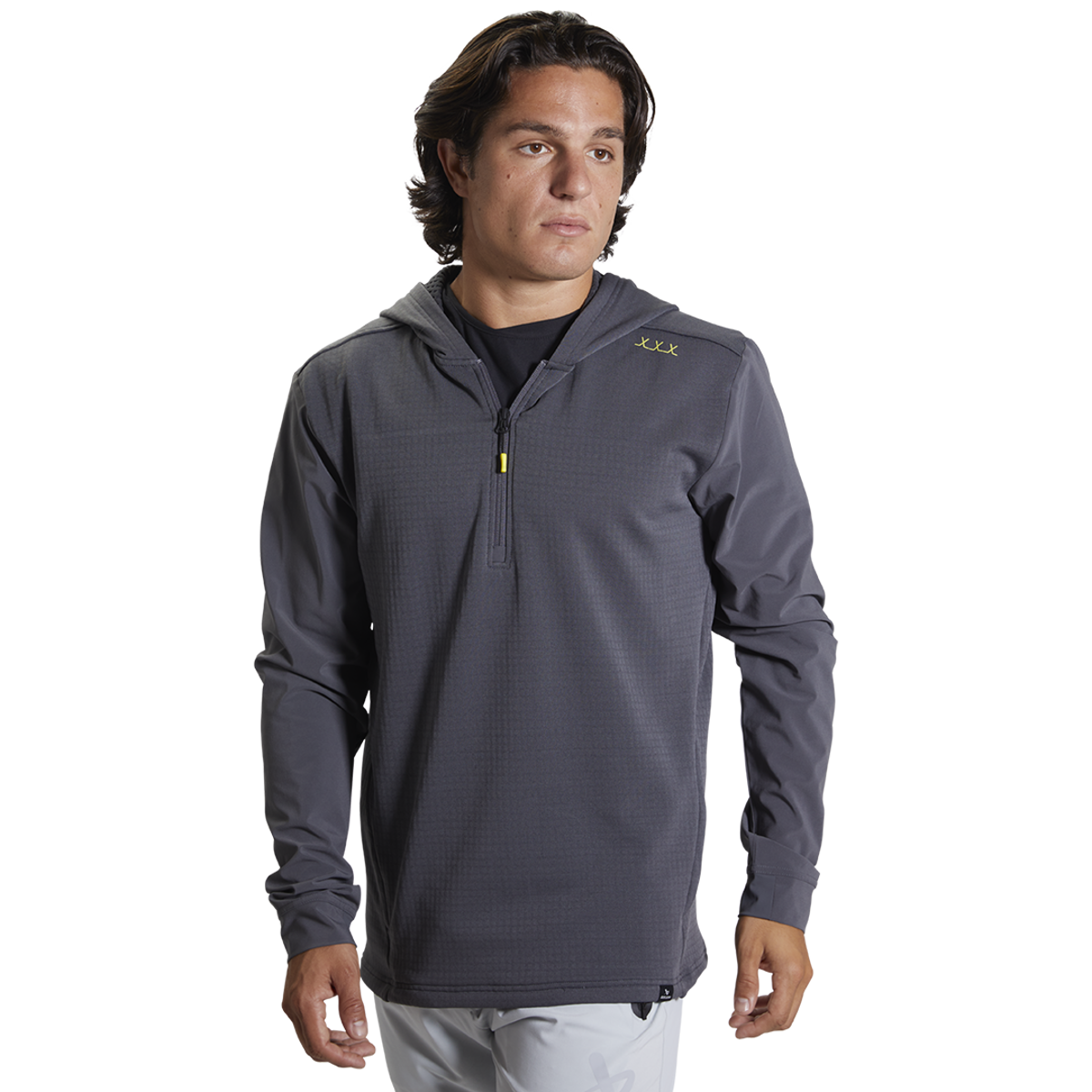 Mikina BAUER S22 FLC 1/4 ZIP HOODIE-IRN (1059681)