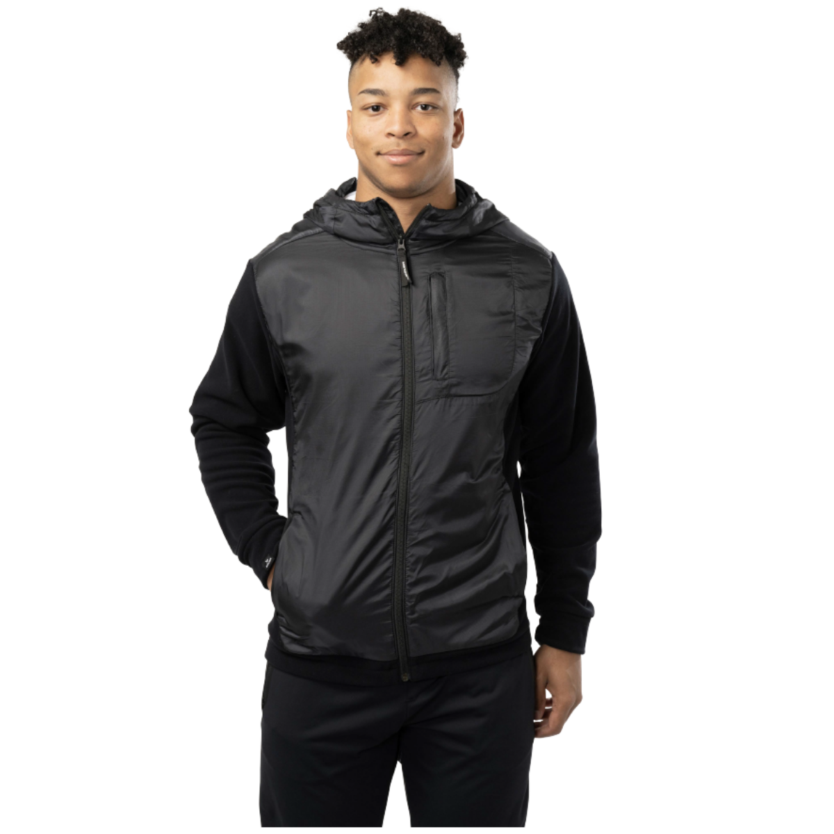 Mikina BAUER S23 FLC POLARTECH FULLZIP-SR-BLK (1062275)