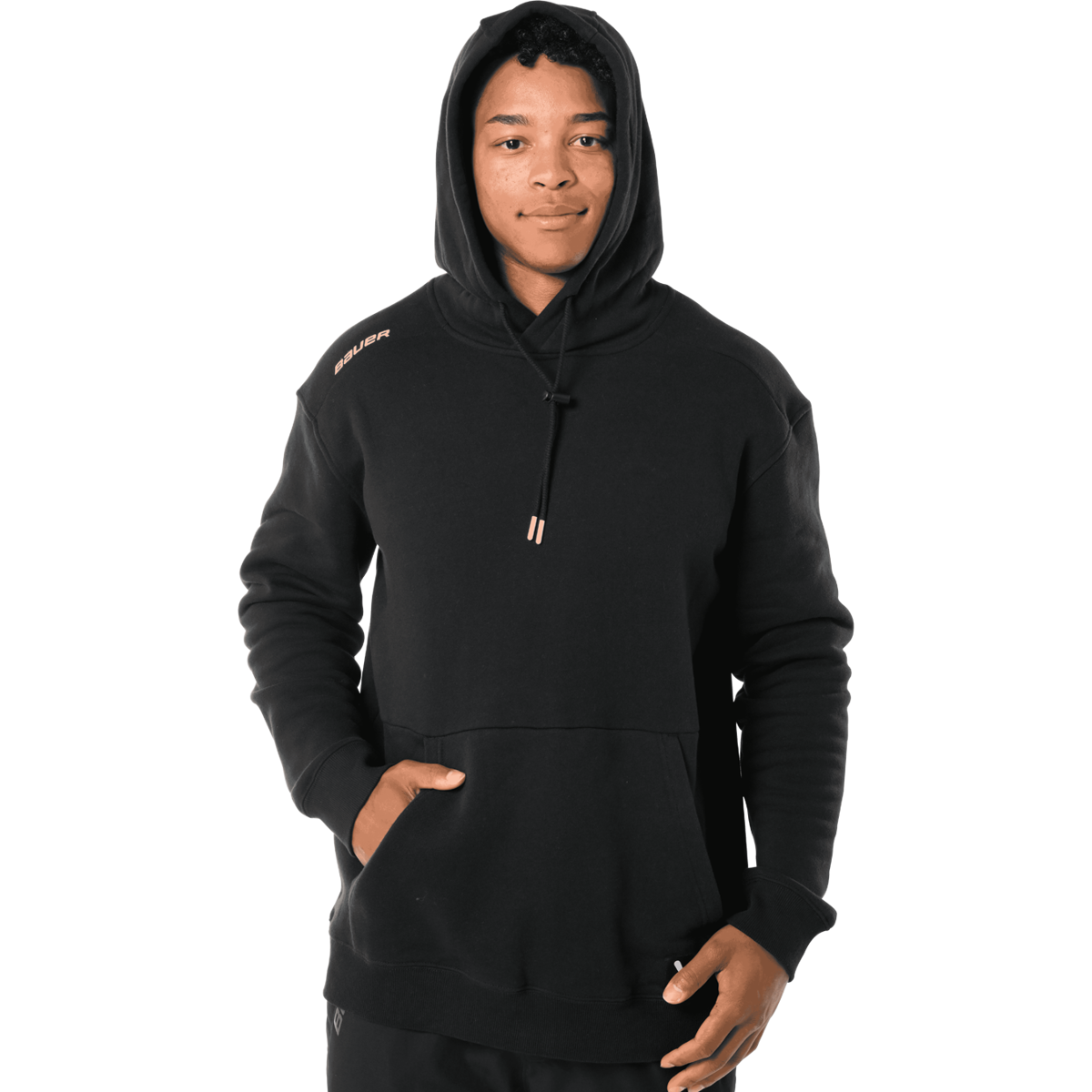 Mikina BAUER S23 TEAM ULTIMATE HOODIE-SR-BLK (1060730)