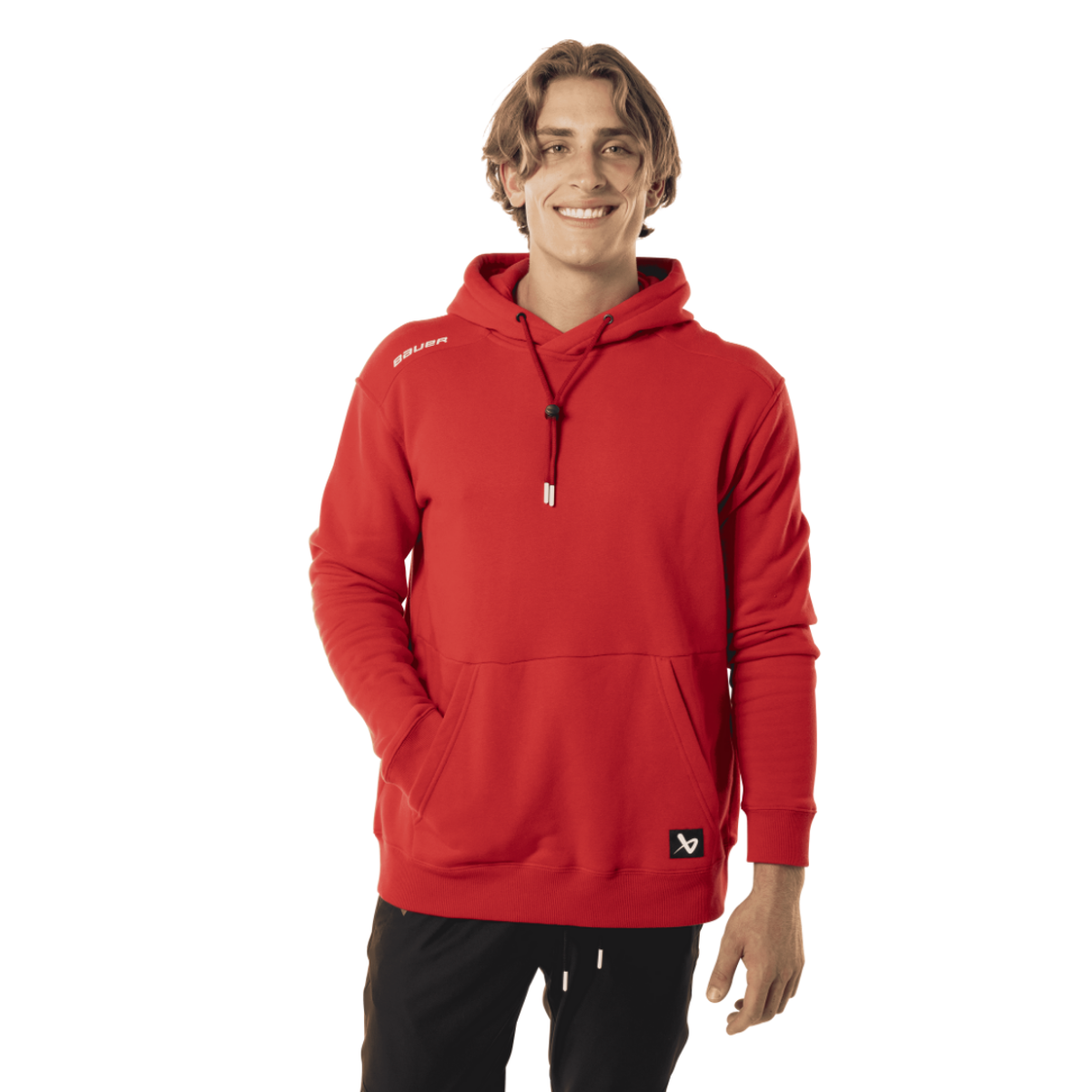 Mikina S23 BAUER TEAM ULTIMATE HOODIE-SR-RED (1060771)