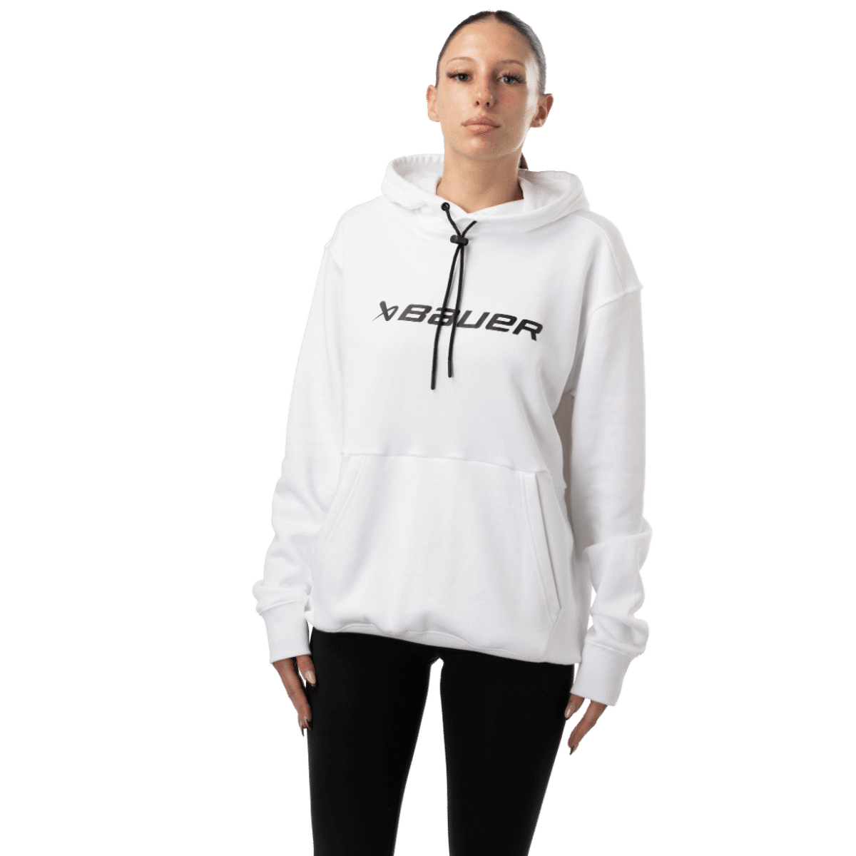 Mikina BAUER S24 CORE ULTIMATE HOODIE-SR-WHT (1063369)