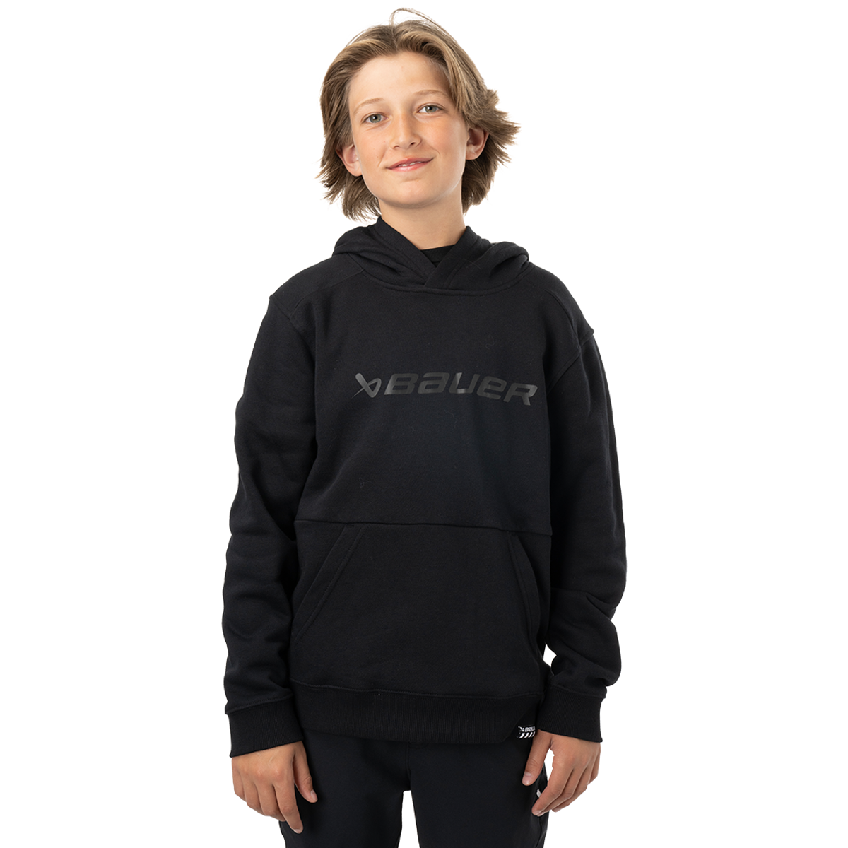 Mikina BAUER S24 CORE ULTIMATE HOODIE-YTH-BLK (1063414)