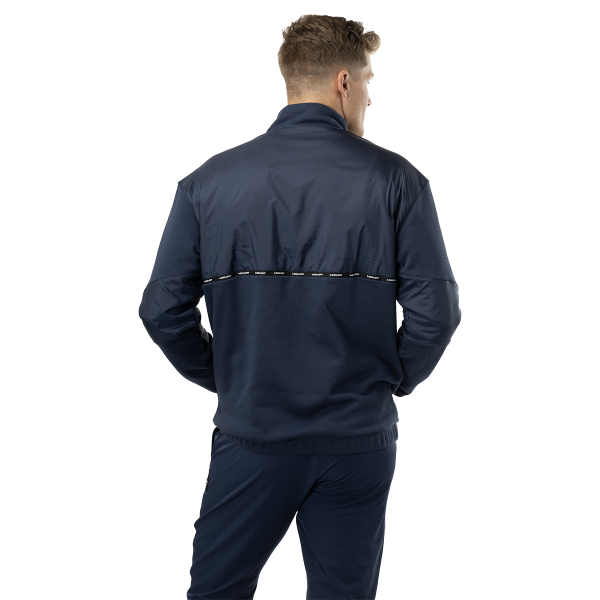 Mikina BAUER S24 TEAM 1/2 ZIP PULLOVER-SR-NAV (1063248)