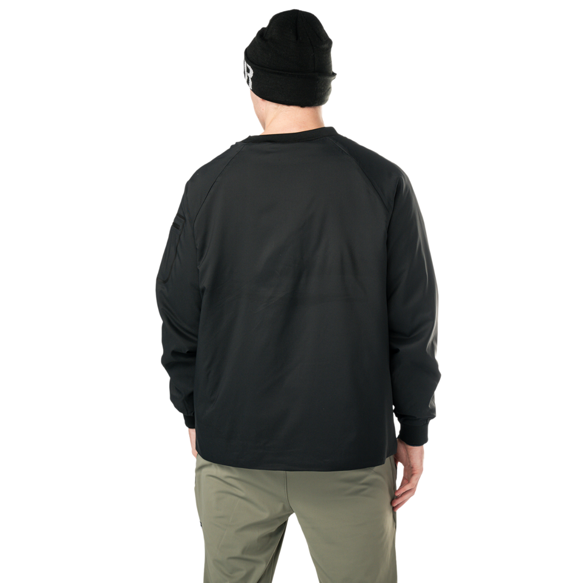 Mikina BAUER S25 FILLED CREWNECK-SR-BLK (1065845)