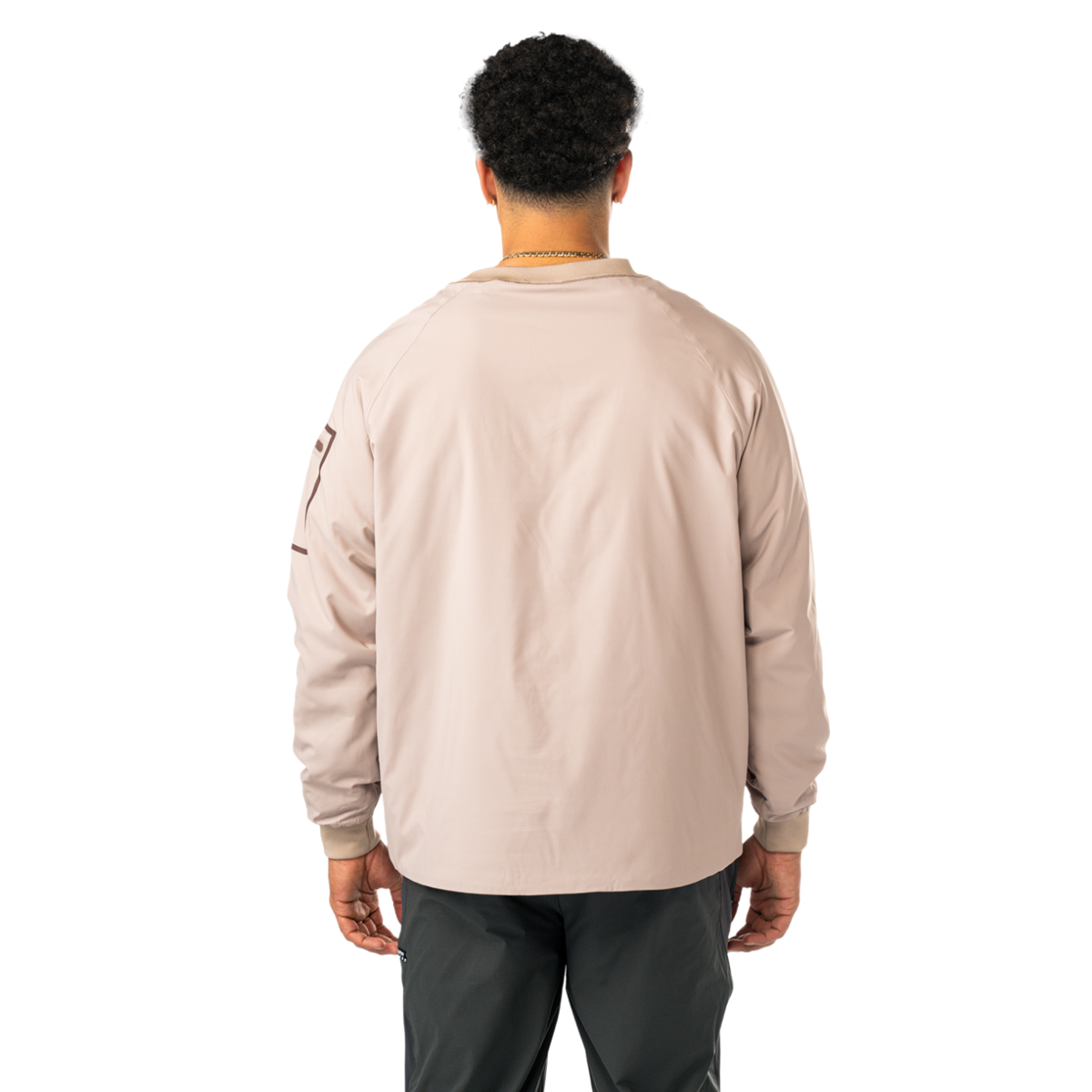 Mikina BAUER S25 FILLED CREWNECK-SR-LT TAUPE (1065847)