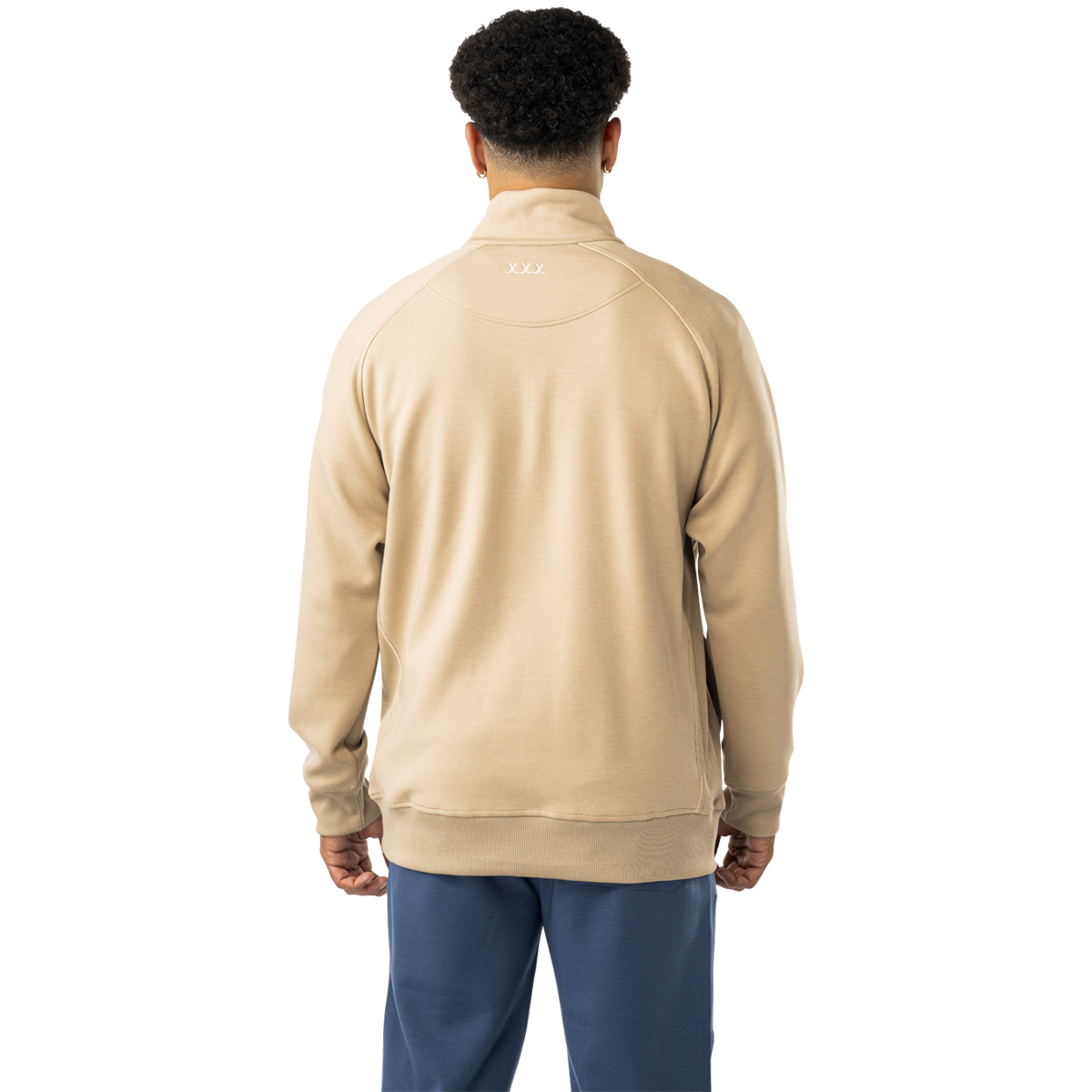 Mikina BAUER S25 FLC 1/4 ZIP-SR-DESERT (1065096)