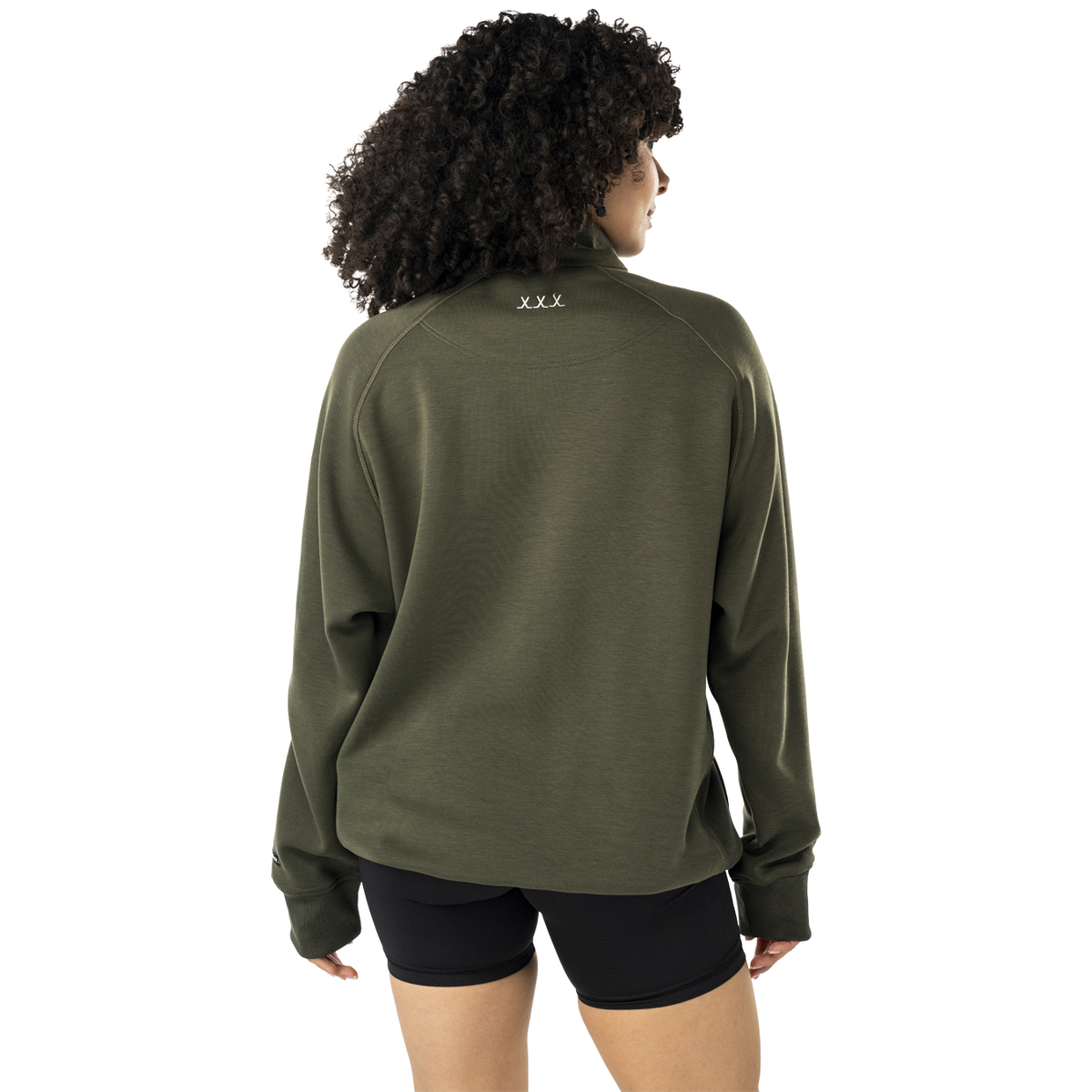 Mikina BAUER S25 FLC 1/4 ZIP-SR-FOREST (1065095)