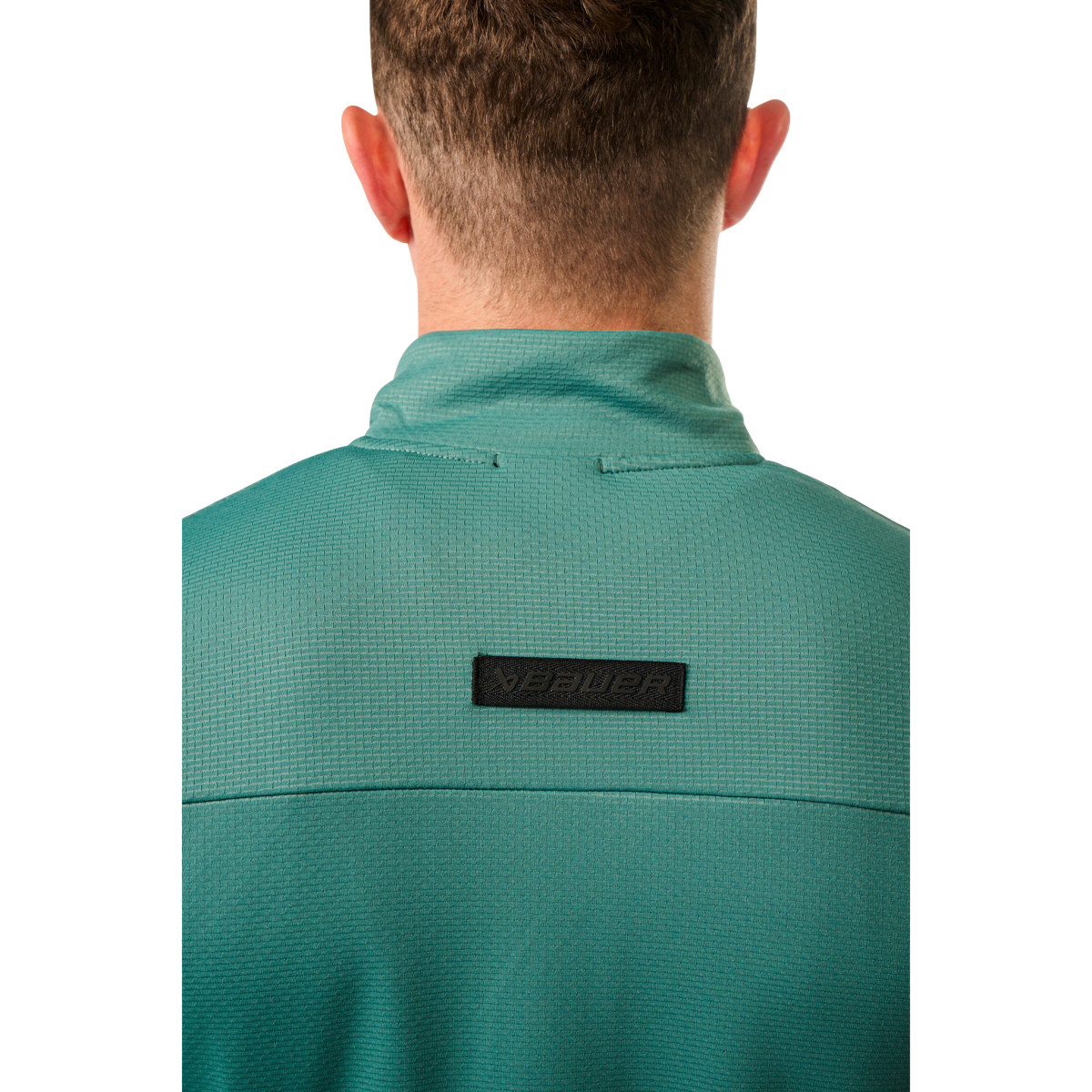 Mikina BAUER S25 FLC 1/4 ZIP-SR-SEA PINE (1064656)