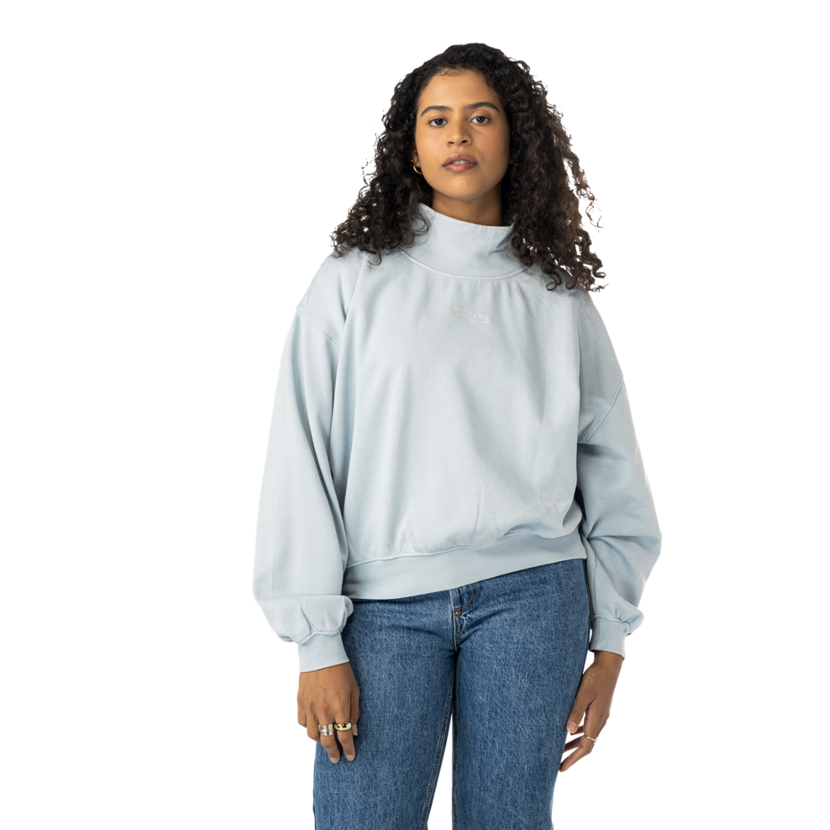Mikina BAUER S25 FRENCH TERRY PULLOVER-WM-LTBLU (1065917)