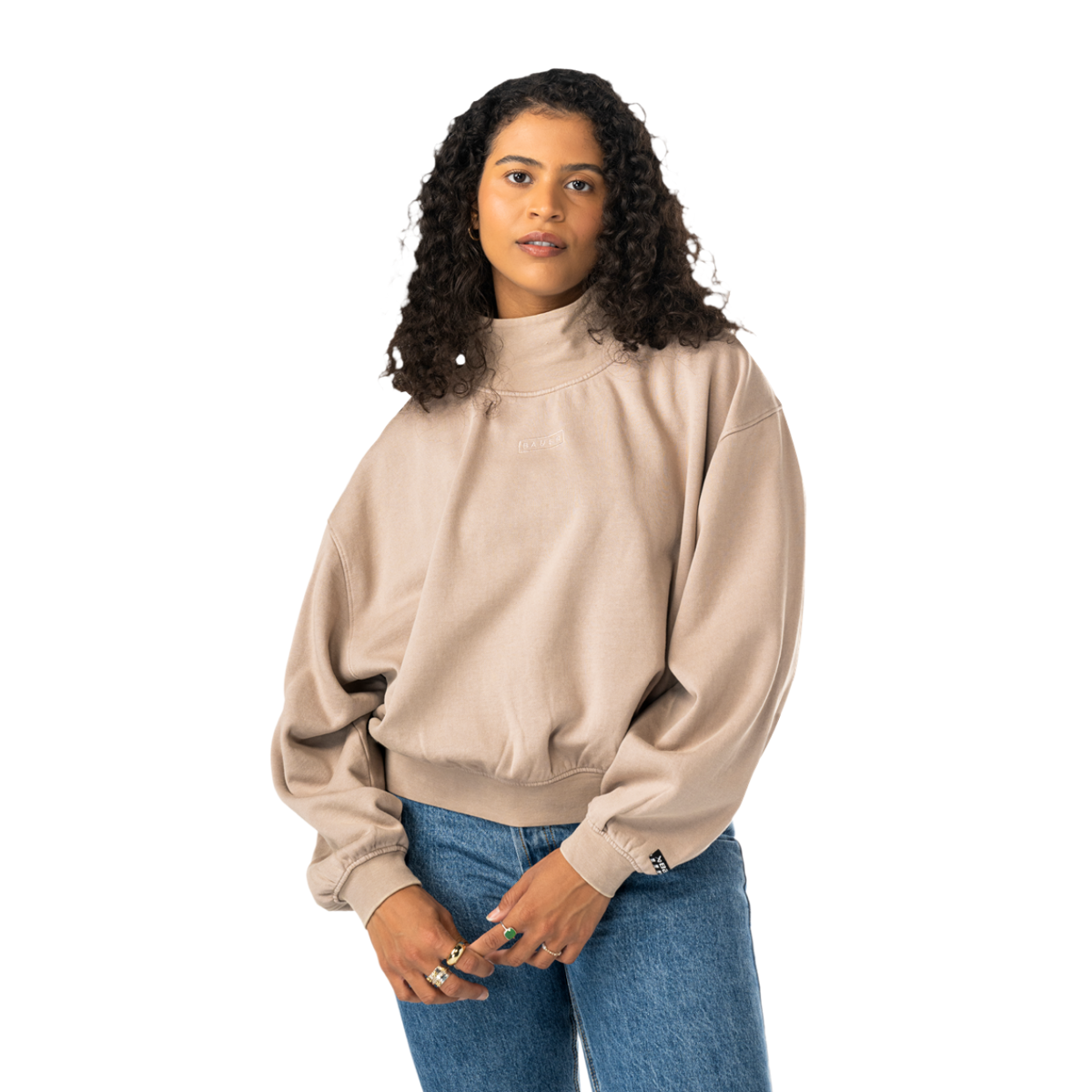 Mikina BAUER S25 FRENCH TERRY PULLOVER-WM-TAUPE (1065916)