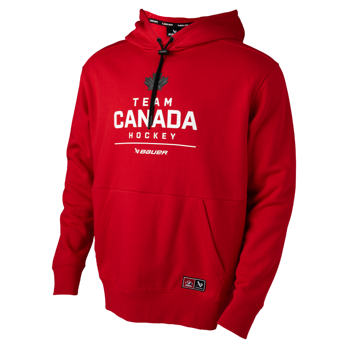 Mikina BAUER S25 HC OLY STACKED HOODIE-SR-RED (1066359)