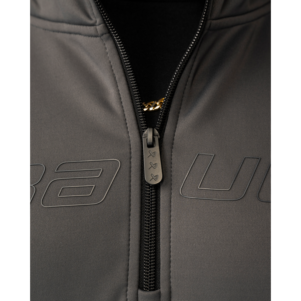 Mikina BAUER S25 PUFFER 1/2 ZIP HOODIE-SR-BLK (1065925)