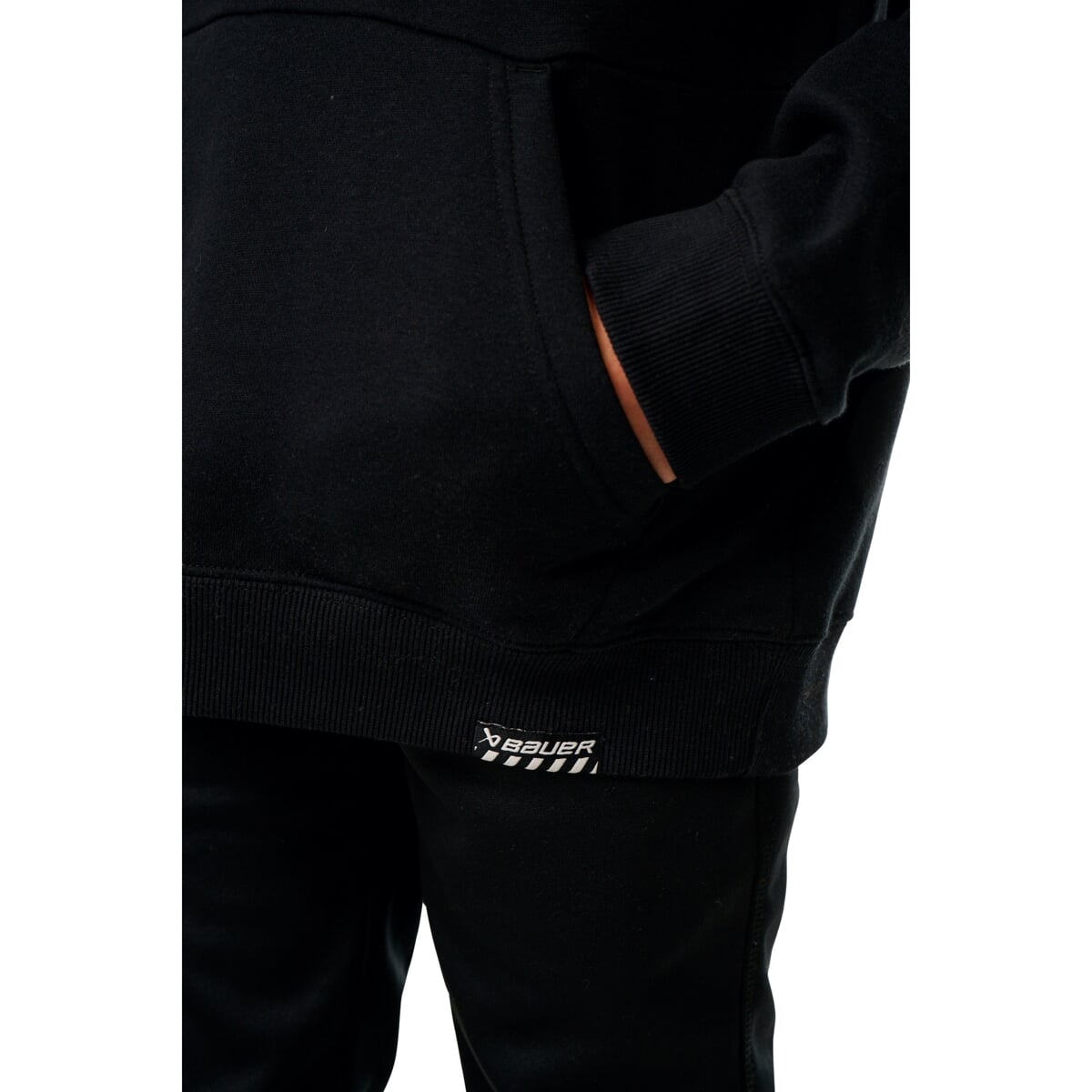 Mikina BAUER S25 ULTIMATE HOODIE-YTH-BLK (1064738)