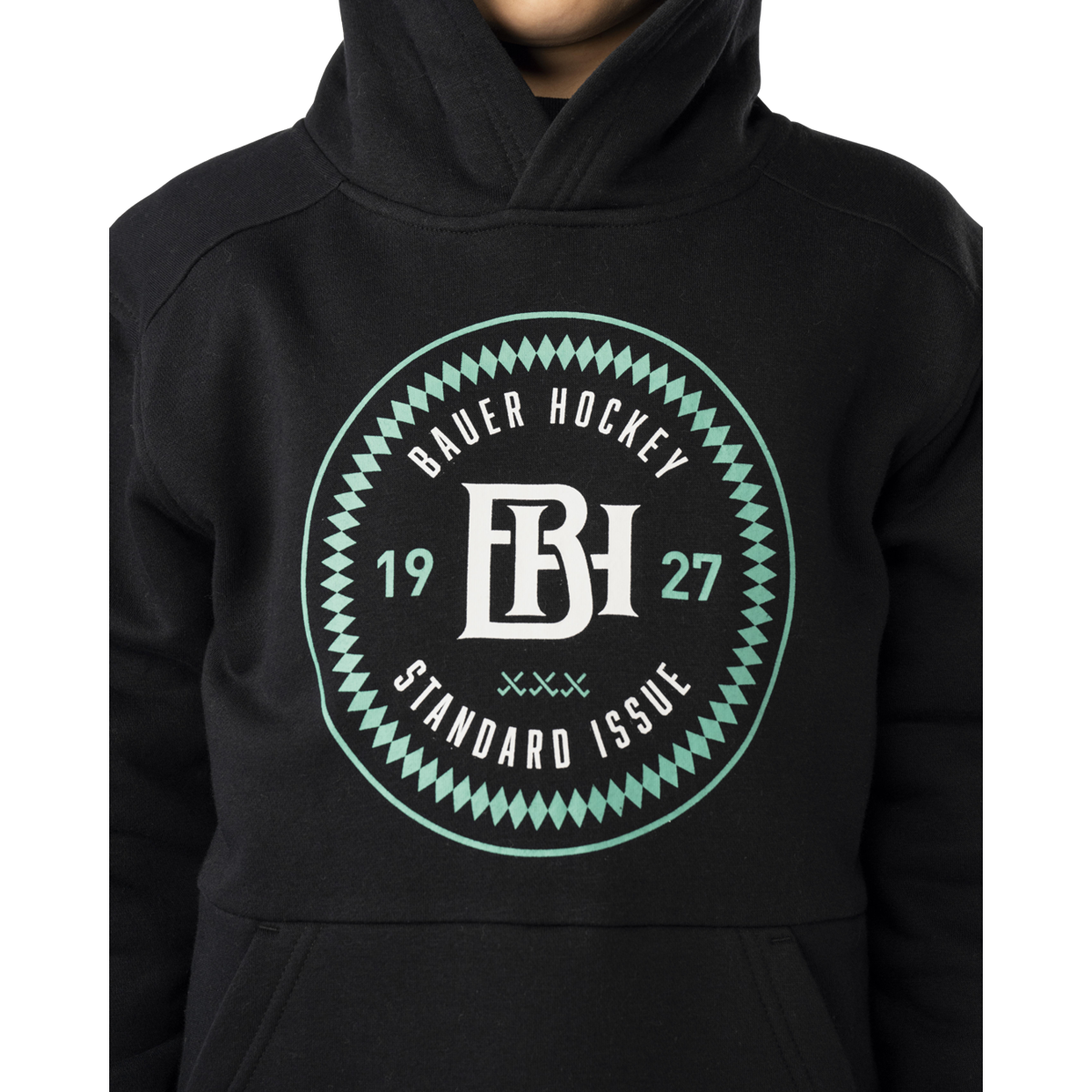 Mikina BAUER S25 ULTIMATE HOODIE-YTH-BLK (1065117)